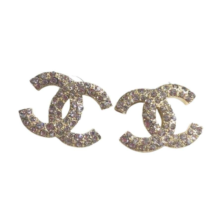 Chanel Diamond Earrings Gold For Women – ougold