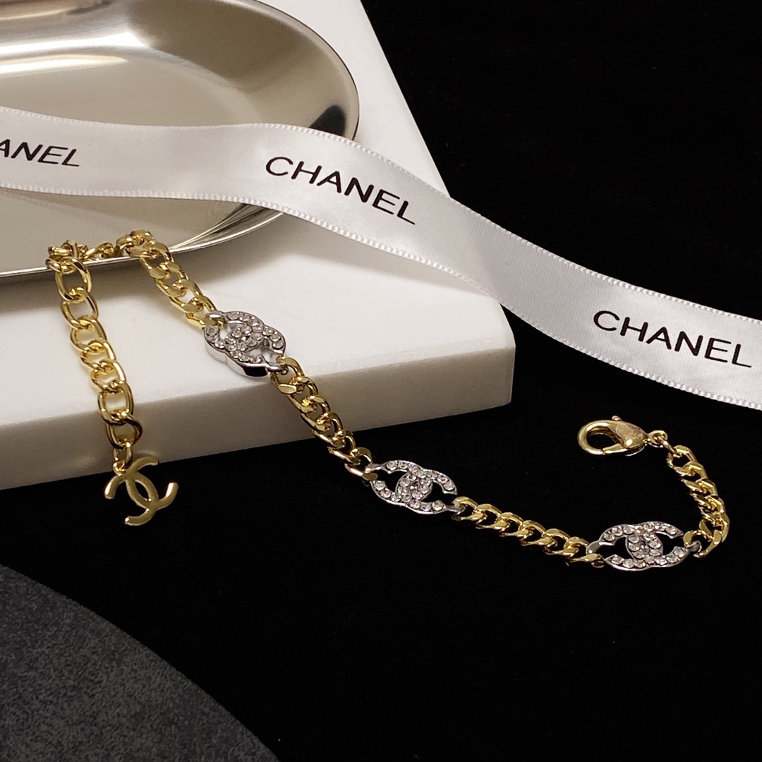 Chanel Double C Bracelet Gold For Women