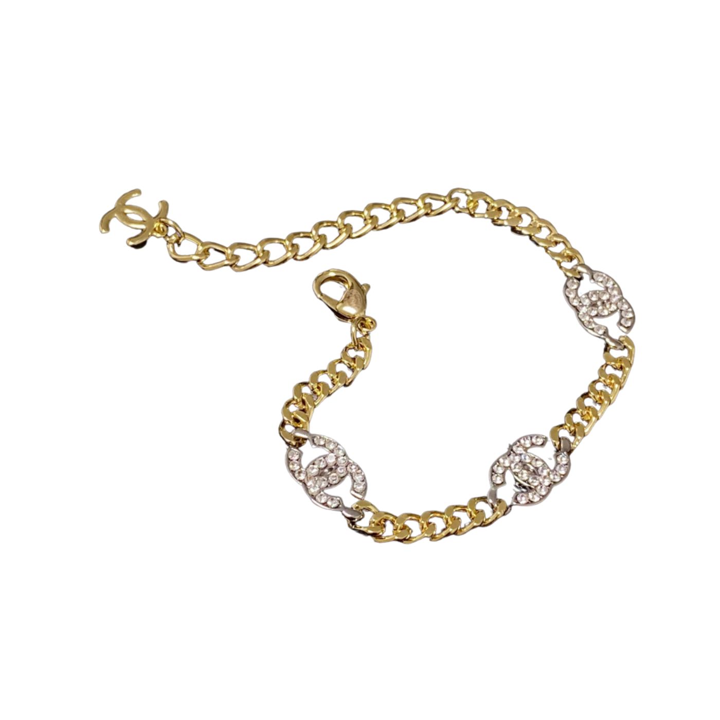 Chanel Double C Bracelet Gold For Women