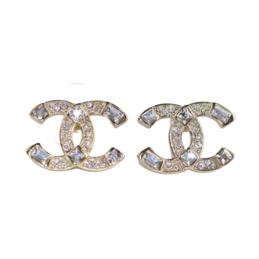Chanel Double C Earrings Gold For Women – ougold