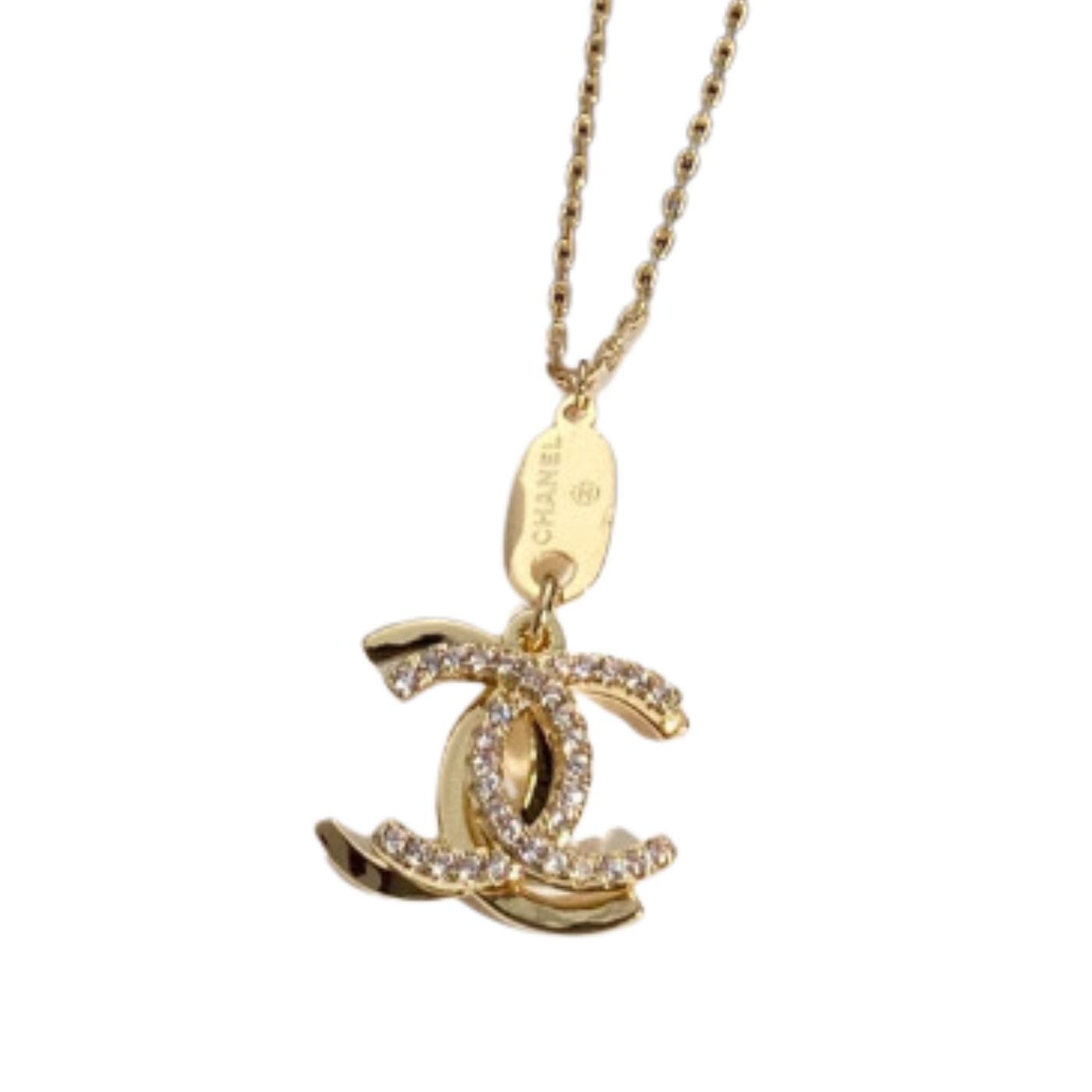 Chanel Double C Necklace Gold For Women
