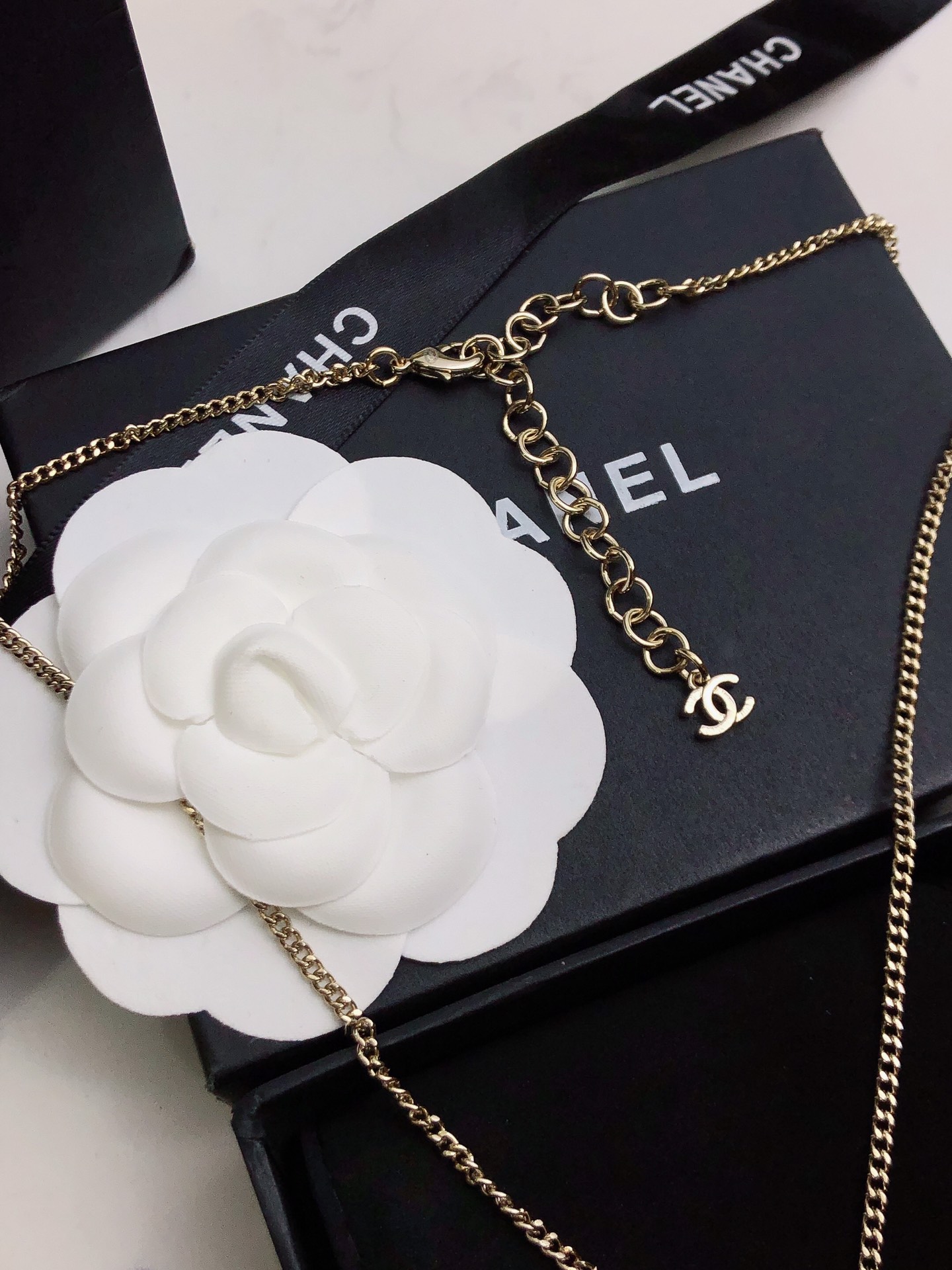 Chanel Double C Necklace Silver For Women