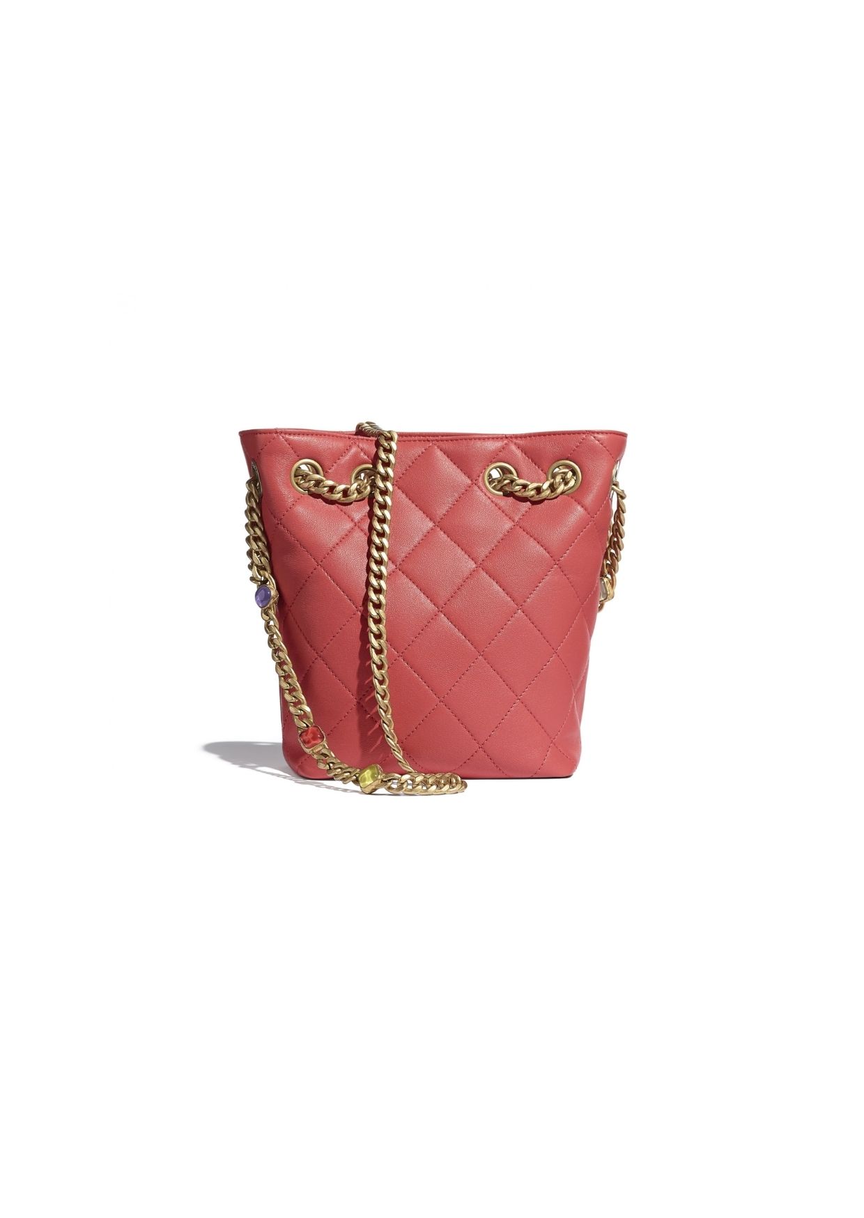 Chanel Drawstring Bag Red? For Women AS2381 NB360