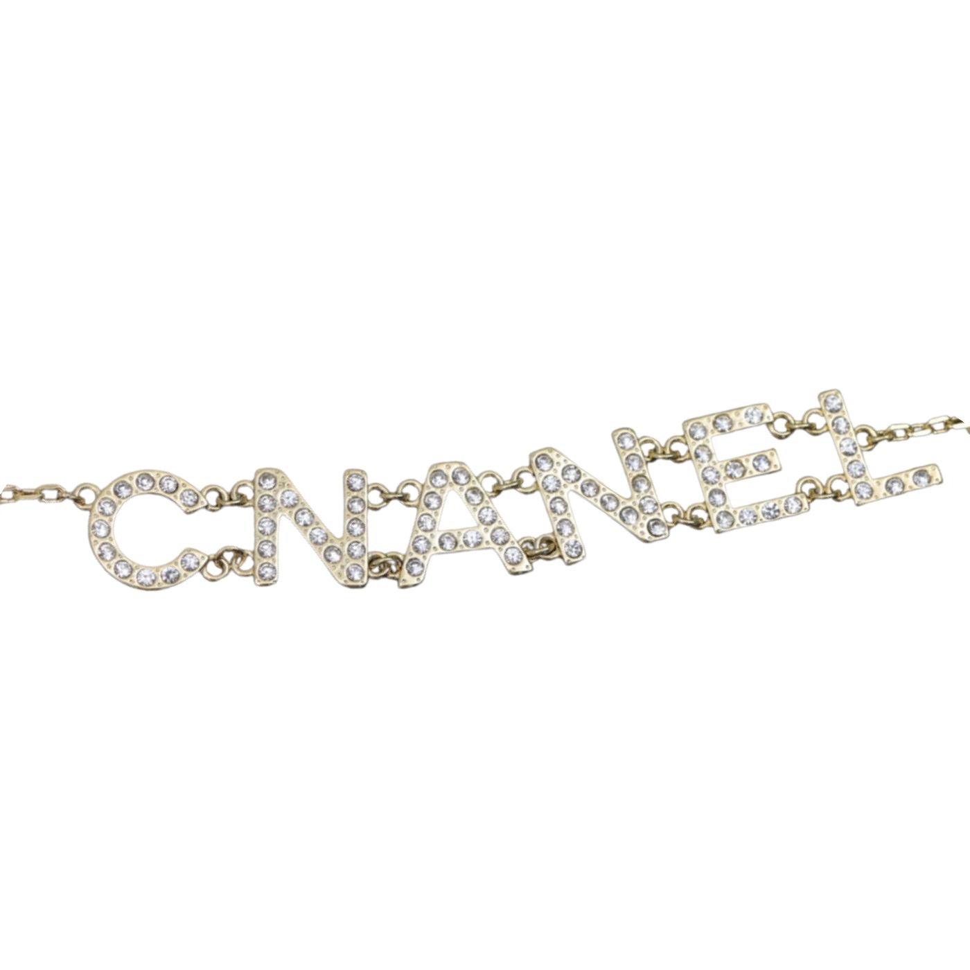 Chanel Fragrance Necklace Gold For Women