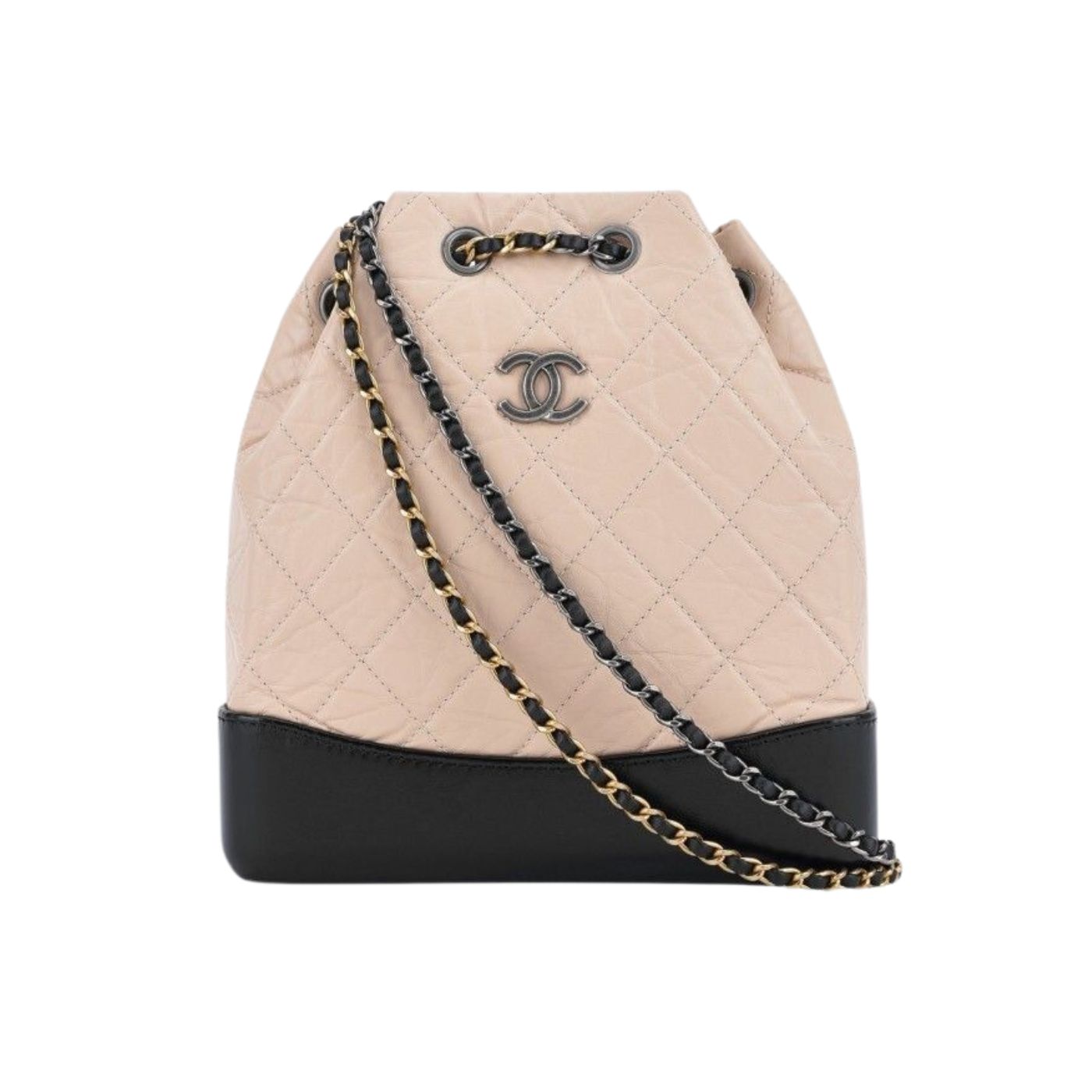 Chanel Gabrielle Backpack White/Beige/Black/Purple For Women 8.3in / 21cm