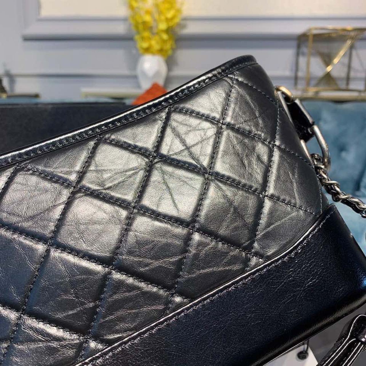 Chanel Gabrielle Hobo Handbag Black For Women, Women’s Bags, Shoulder And Crossbody Bags 7.8in/20cm AS1582 94305