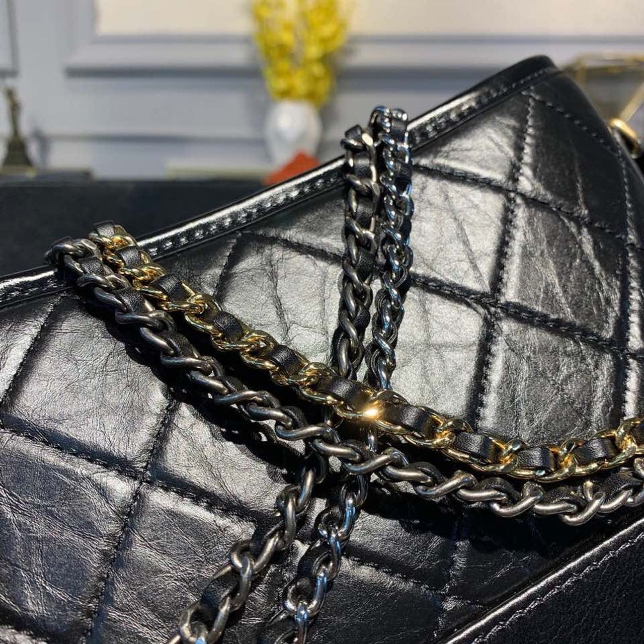 Chanel Gabrielle Hobo Handbag Black For Women, Women’s Bags, Shoulder And Crossbody Bags 7.8in/20cm AS1582 94305