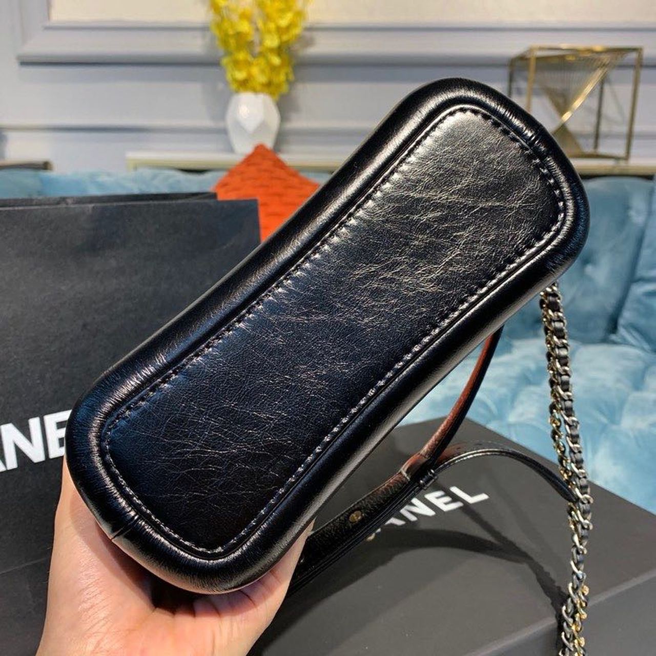 Chanel Gabrielle Hobo Handbag Black For Women, Women’s Bags, Shoulder And Crossbody Bags 7.8in/20cm AS1582 94305
