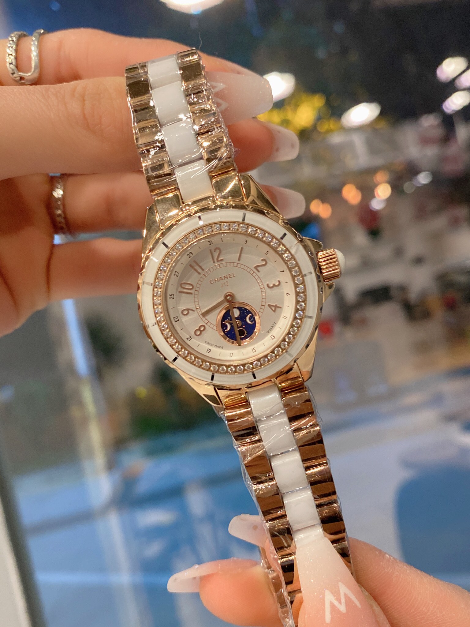 Chanel J12 Watch, 33mm Gold Toned For Women