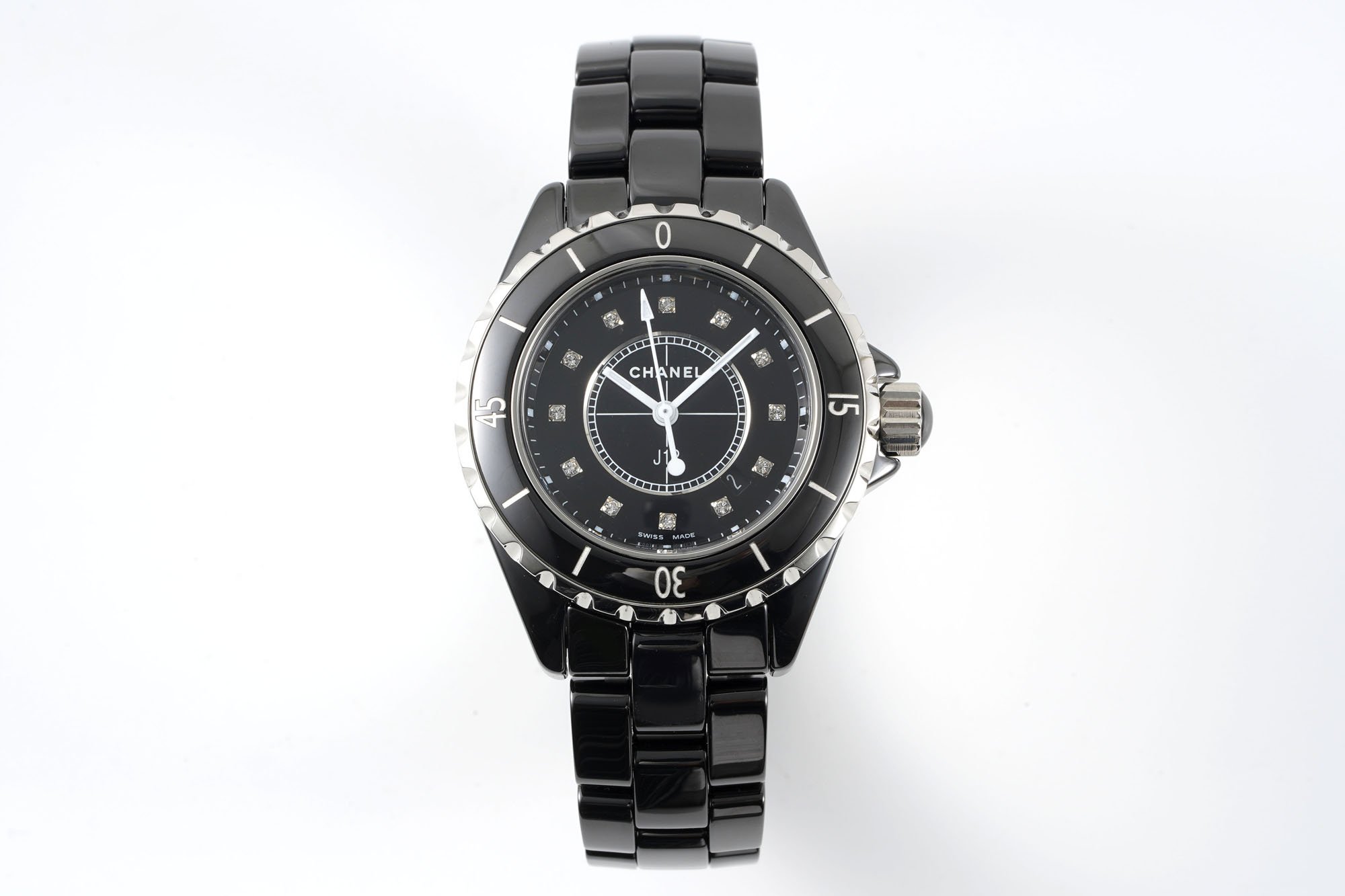 Chanel J12 Watch, 33mm Silver Toned H5703