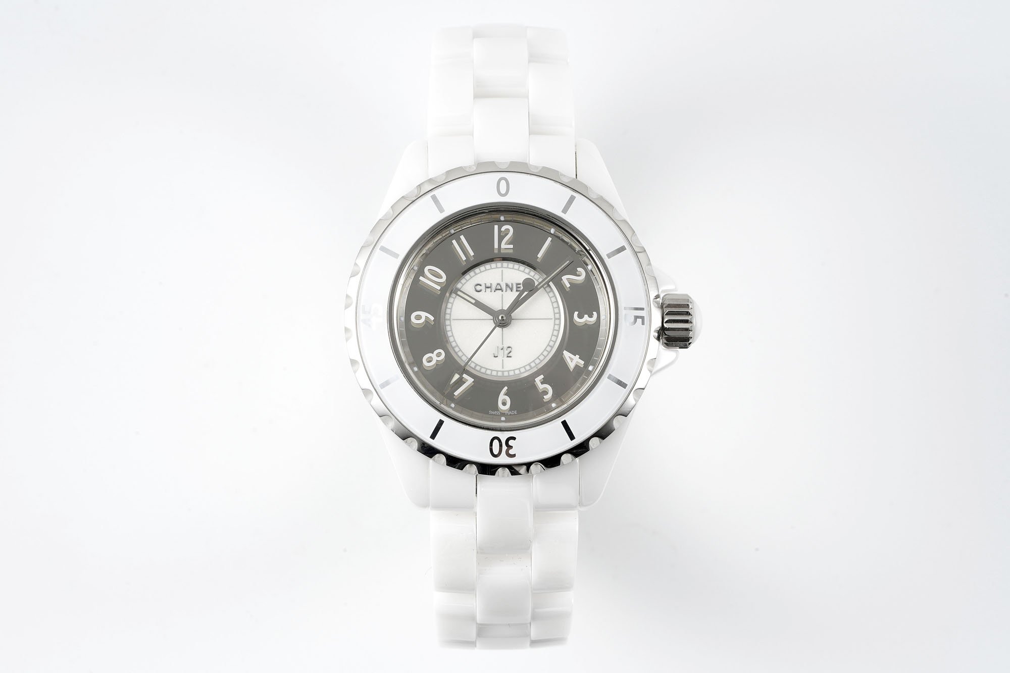 Chanel J12 Watch Caliber, 33mm Silver Toned H5703