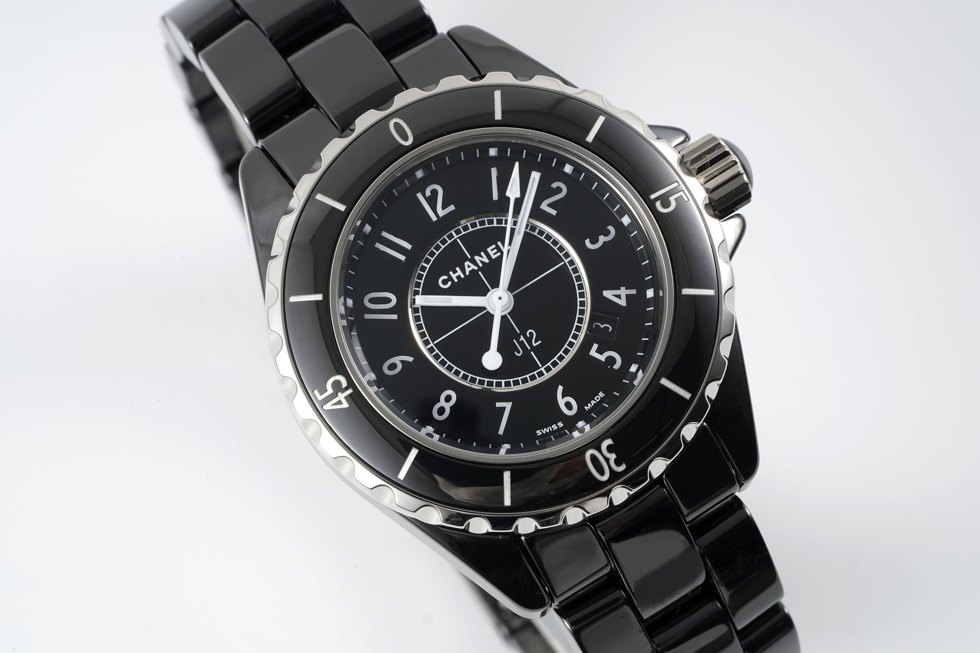 Chanel J12 Watch Caliber, 33mm Silver Toned H5703