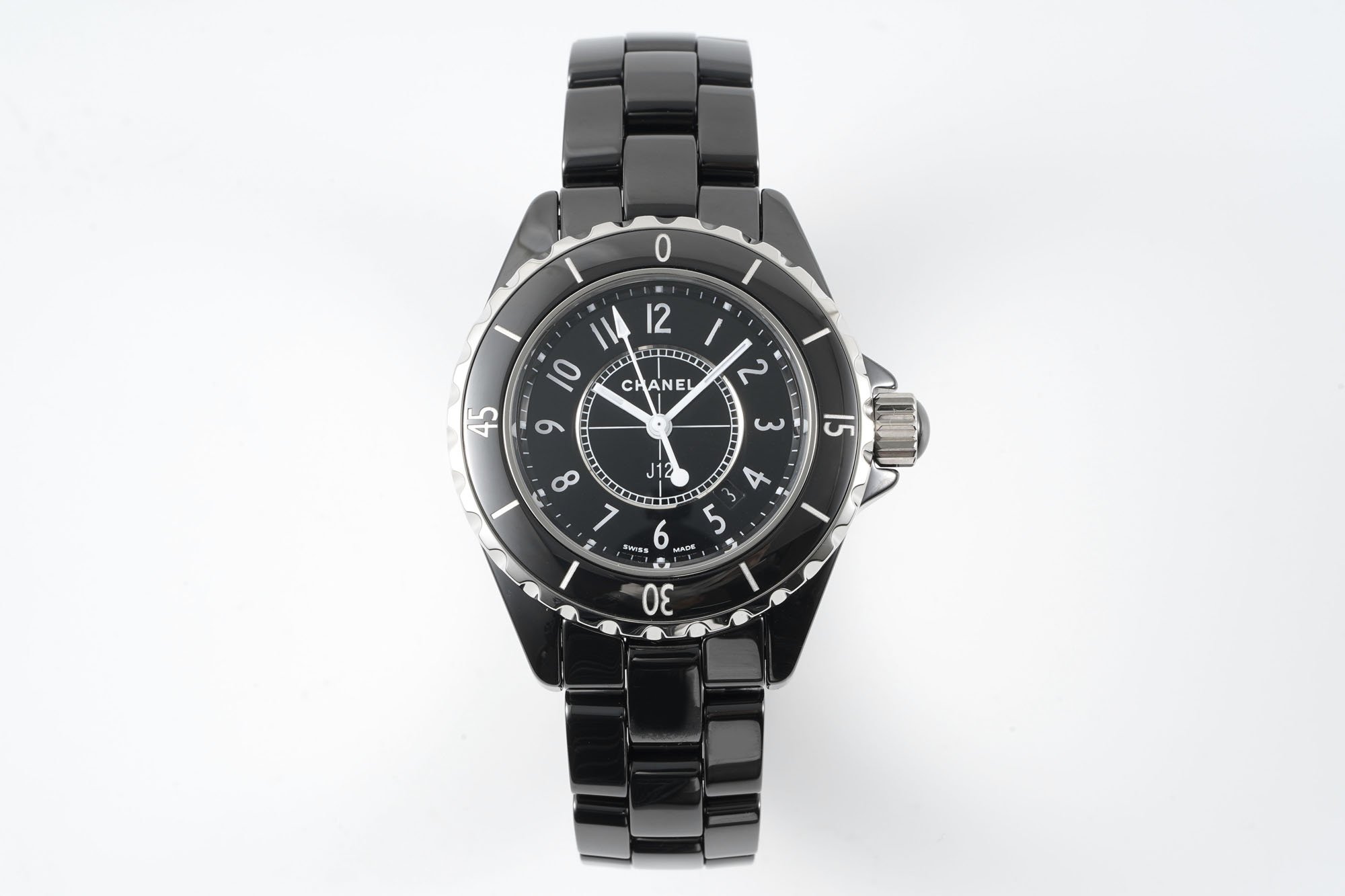 Chanel J12 Watch Caliber, 33mm Silver Toned H5703