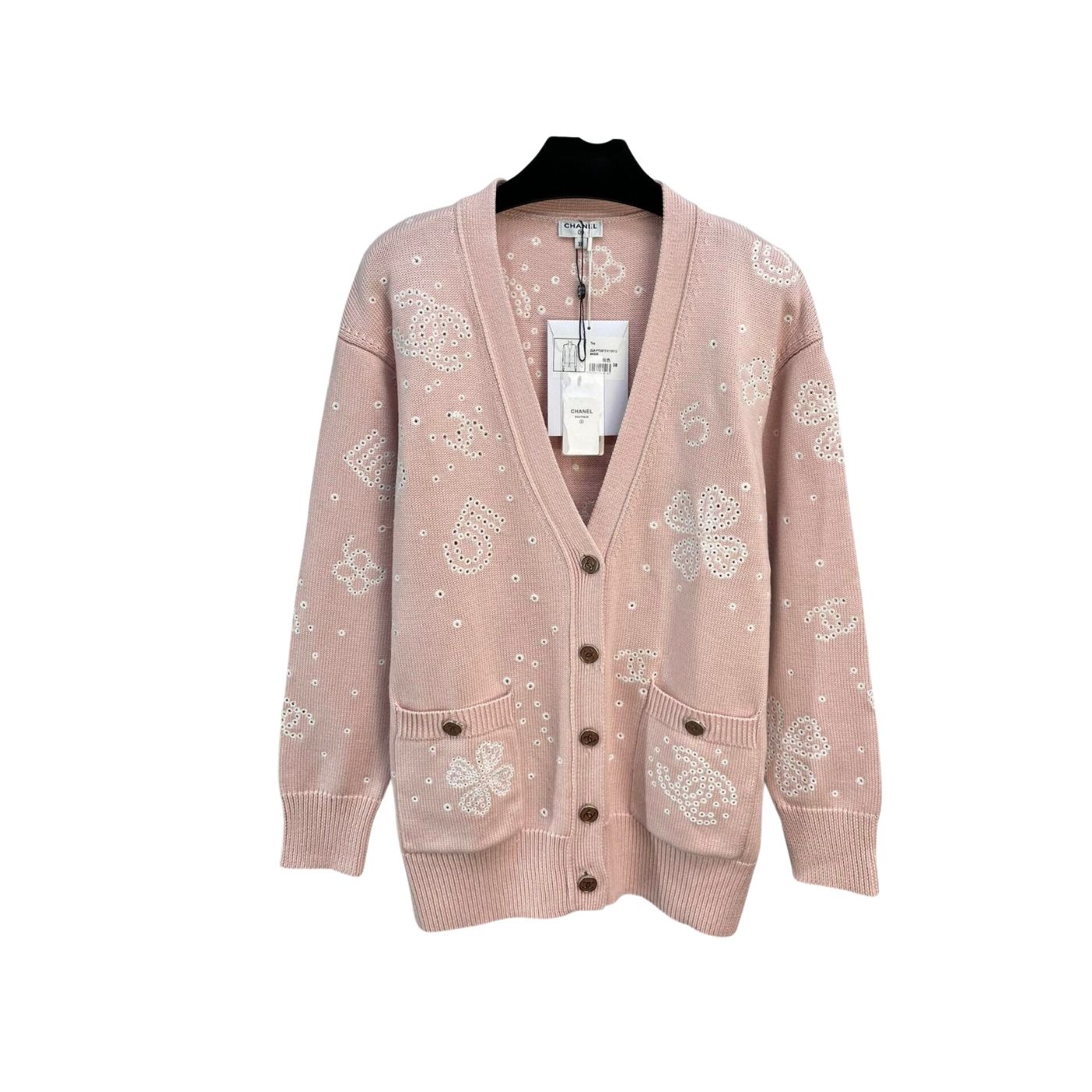 Chanel Knit Cardigans Pink For Women