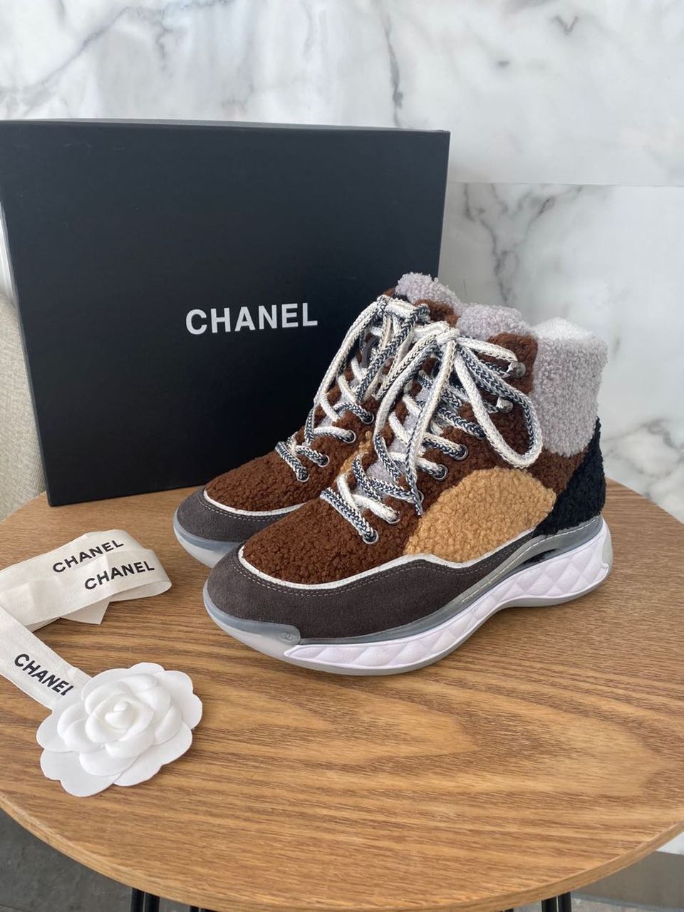Chanel Lace-Ups Multiple Color For Women, Women’s Shoes