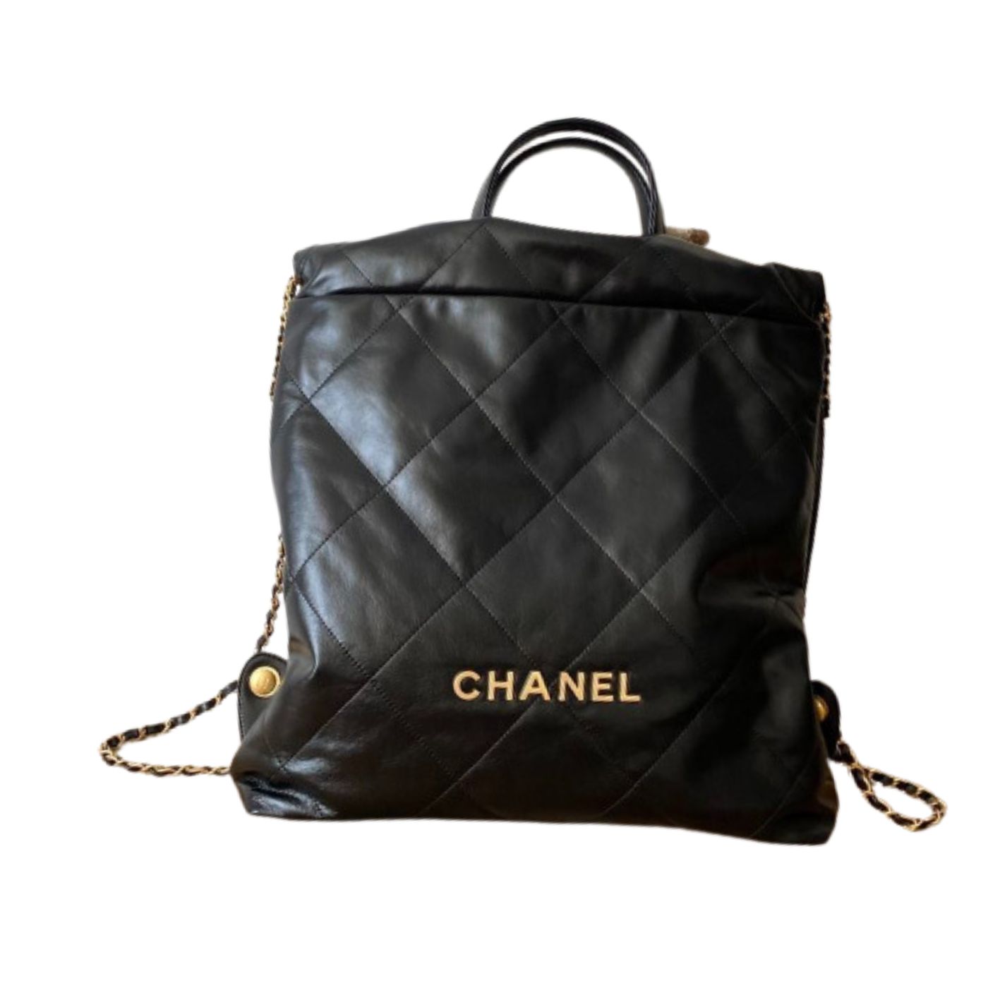 Chanel Large 22 Backpack Black/White For Women 19.9in / 51cm