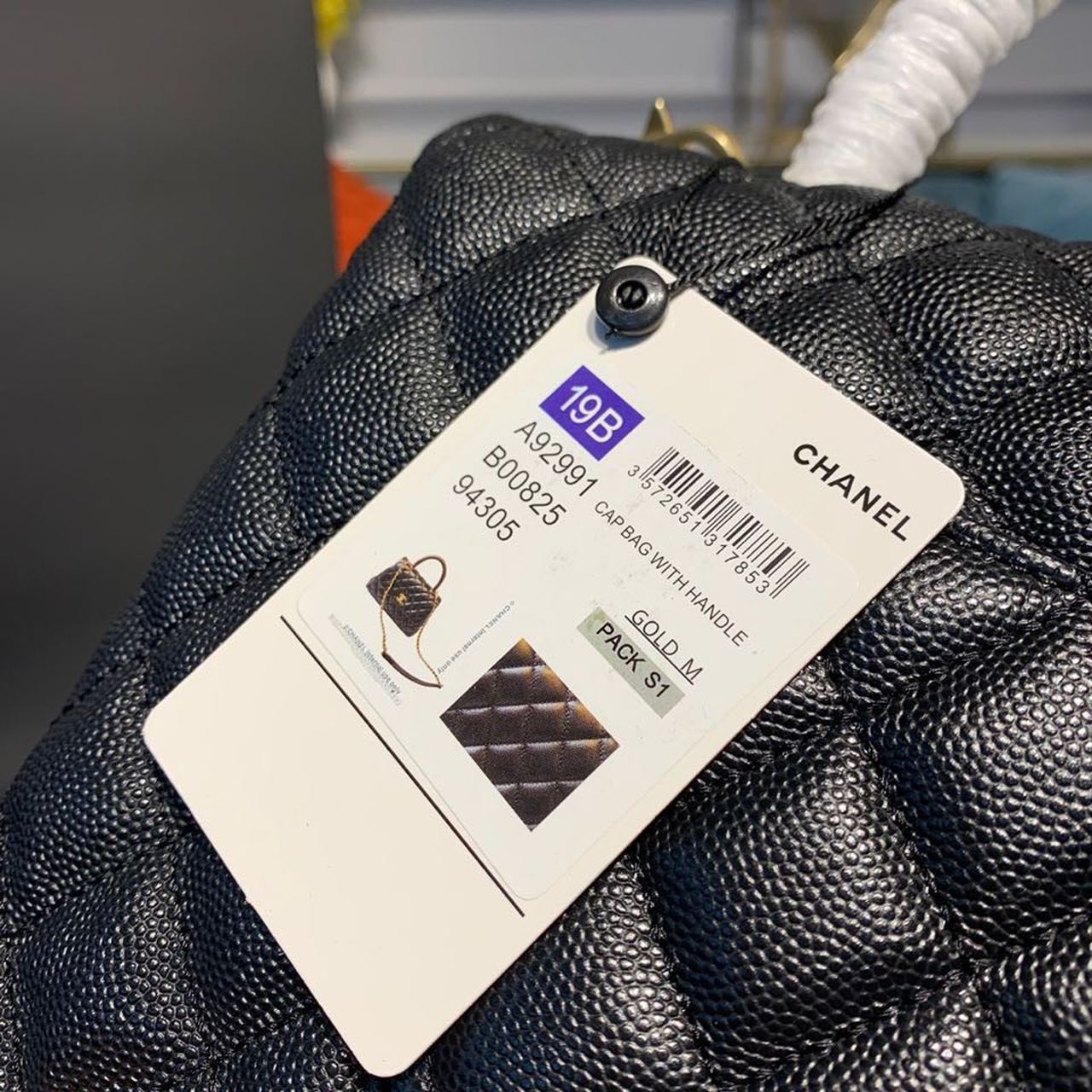 Chanel Large Flap Bag With Top Handle Black For Women, Women’s Handbags, Shoulder And Crossbody Bags 11in/28cm