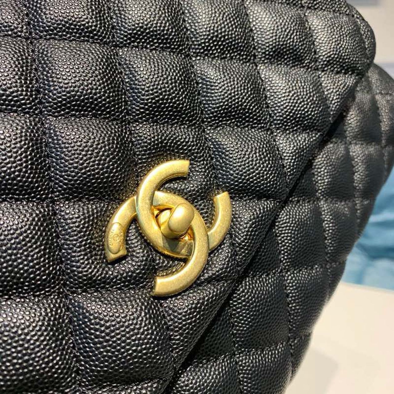 Chanel Large Flap Bag With Top Handle Black For Women, Women’s Handbags, Shoulder And Crossbody Bags 11in/28cm