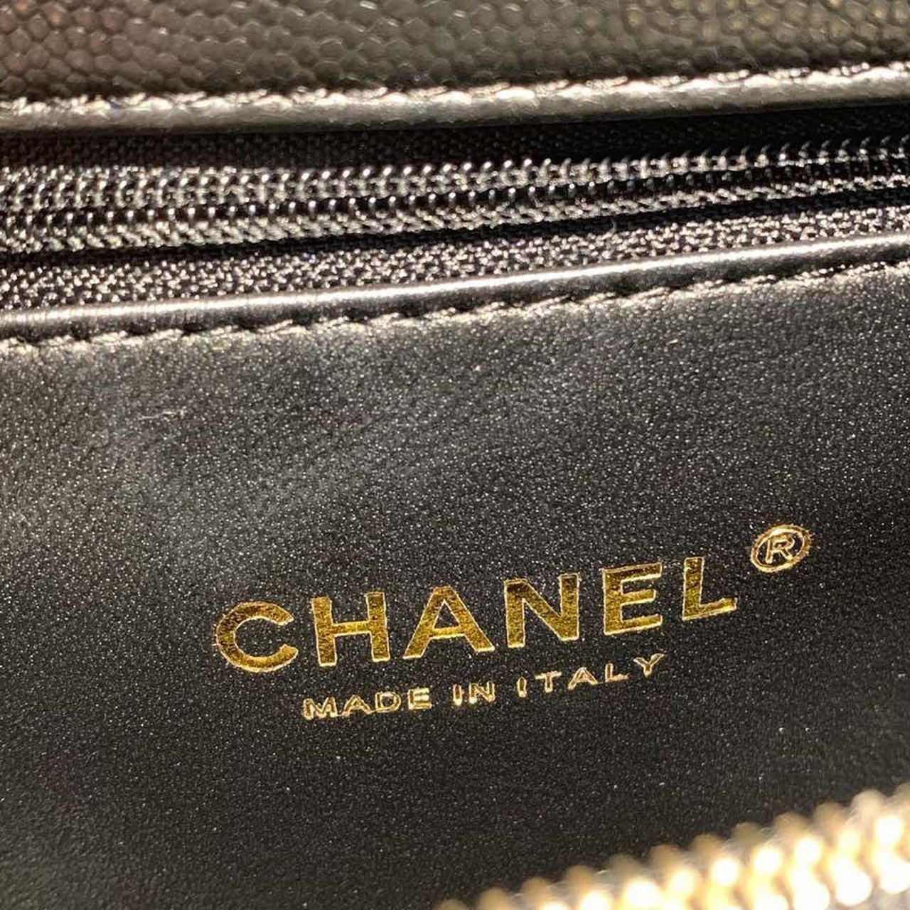 Chanel Large Flap Bag With Top Handle Black For Women, Women’s Handbags, Shoulder And Crossbody Bags 11in/28cm