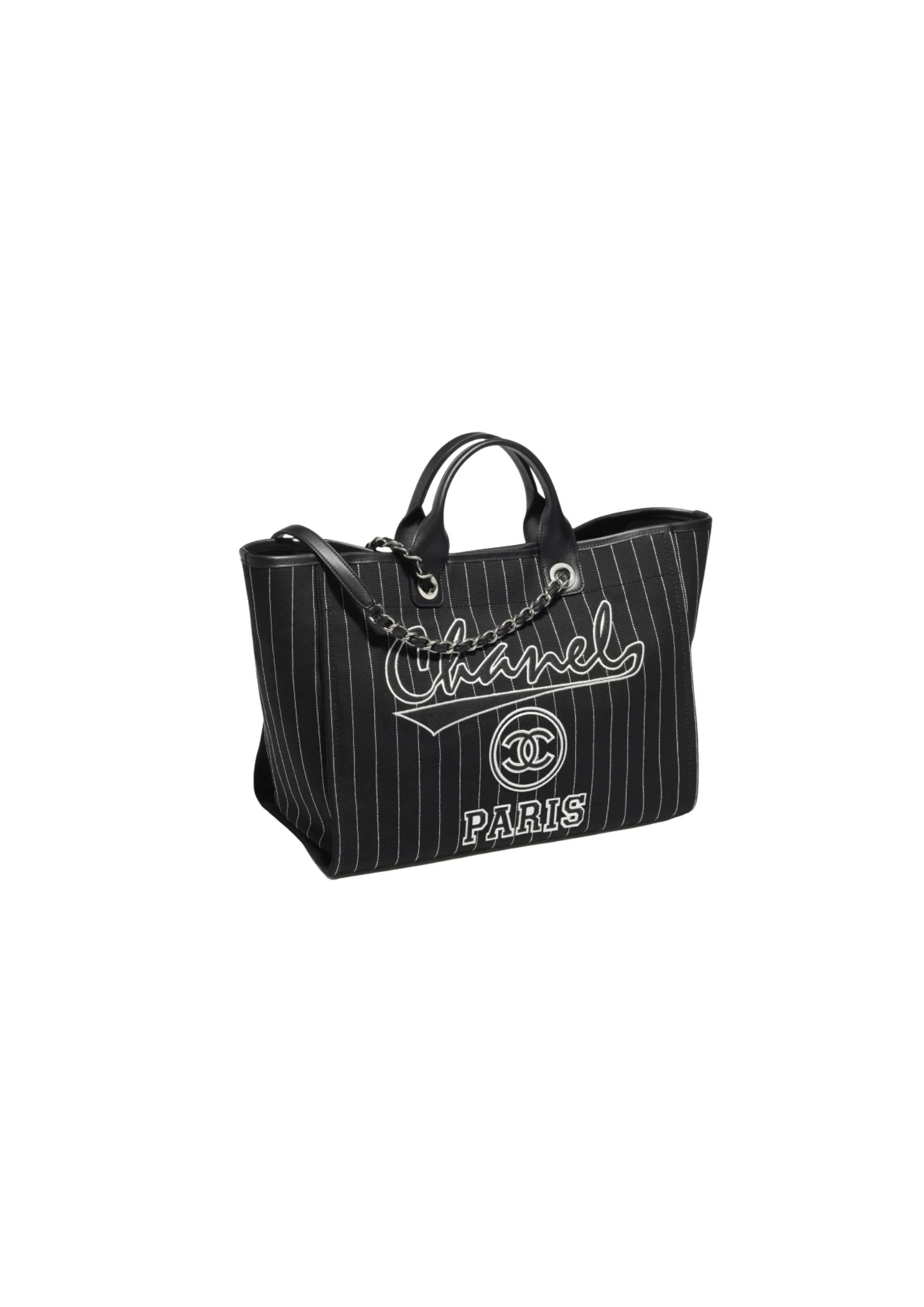 Chanel Large Shopping Bag Black For Women 19.5 in / 50 cm NN102