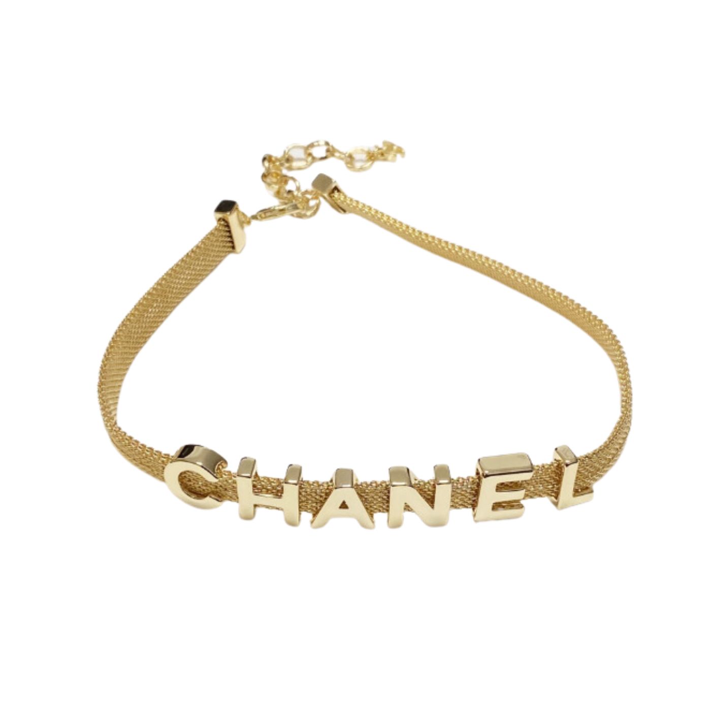 Chanel Letter Necklace Gold For Women