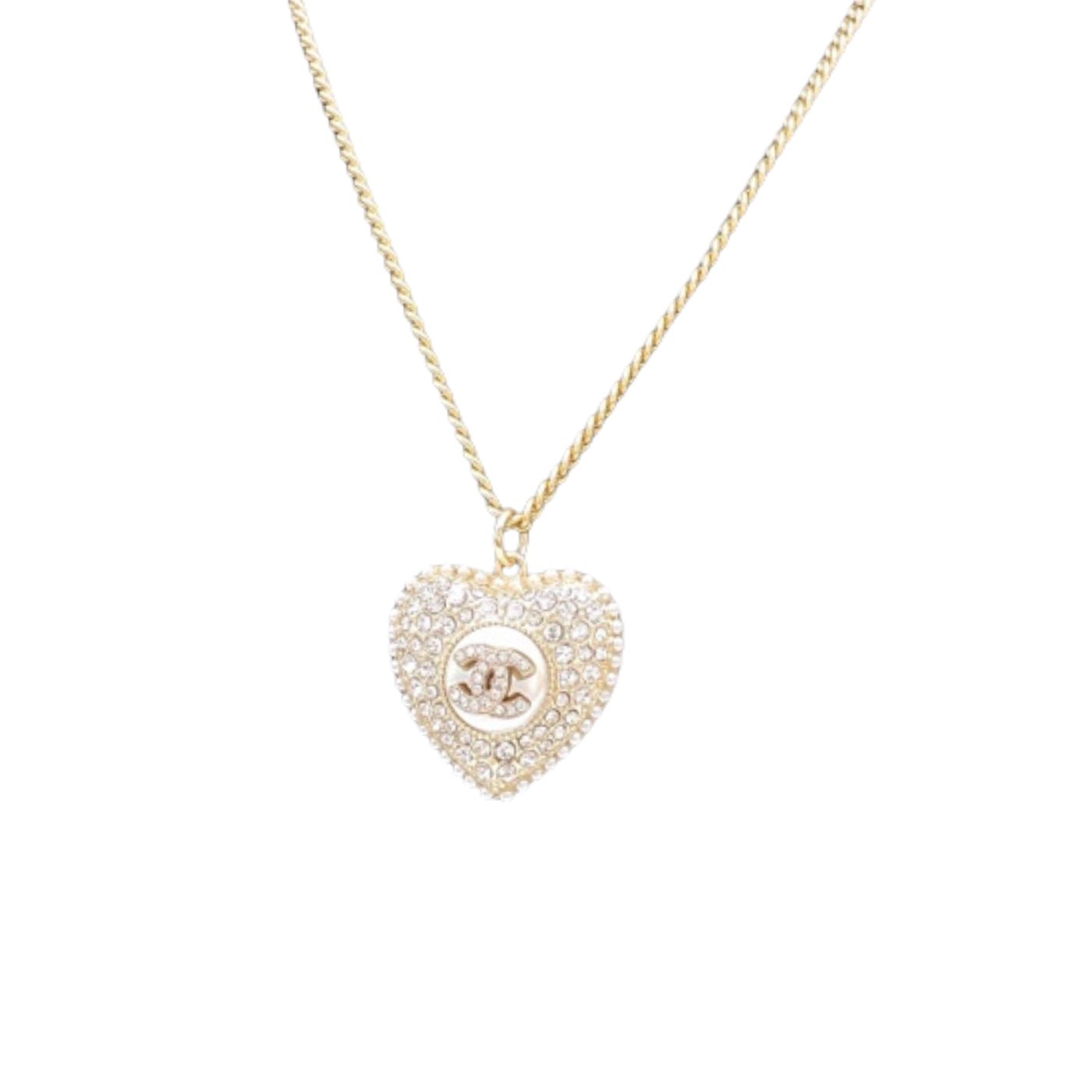 Chanel Love Necklace Gold For Women