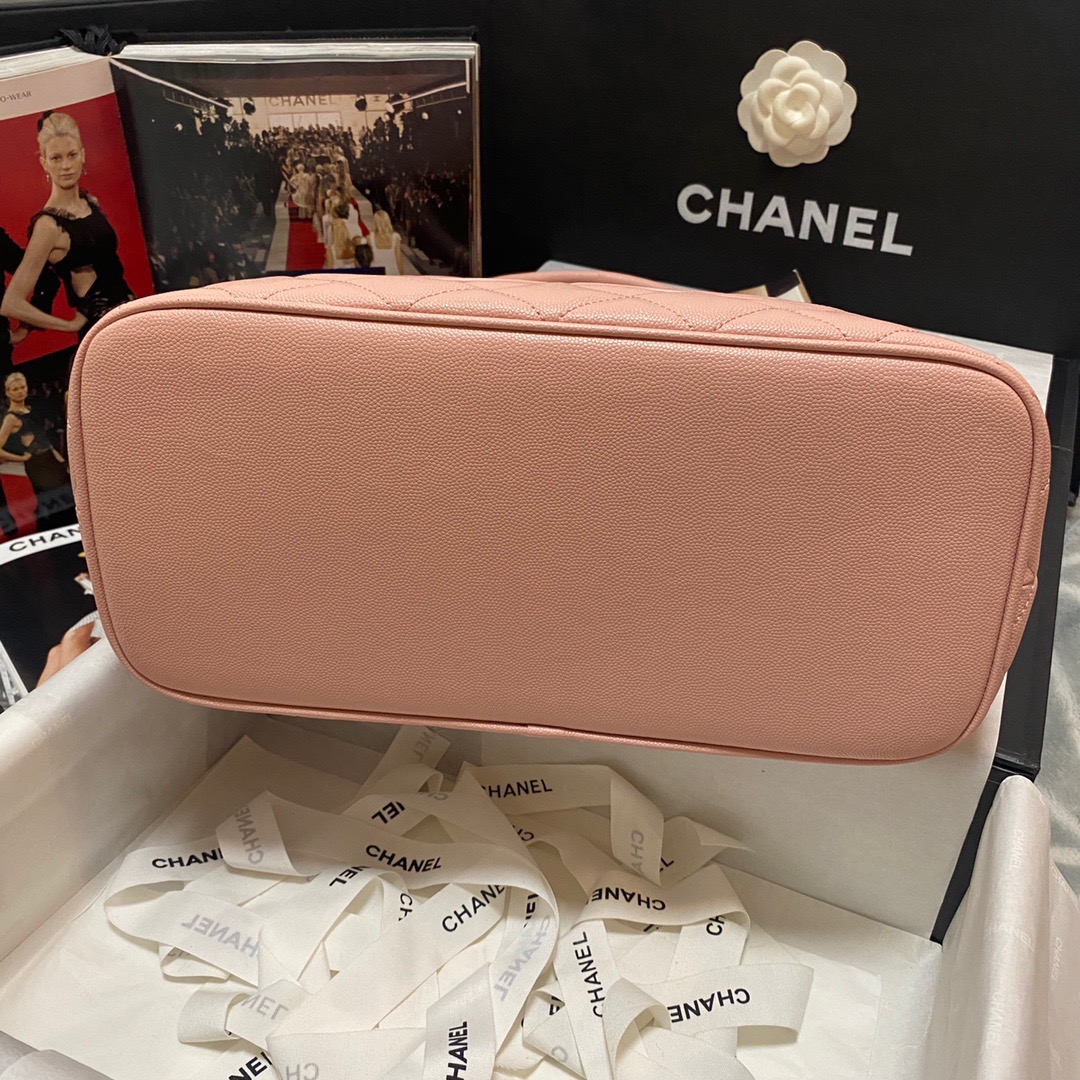 Chanel Medallion Tote Gold Hardware Caviar Pink For Women, Women’s Handbags, Shoulder Bags 15.6in/32cm 