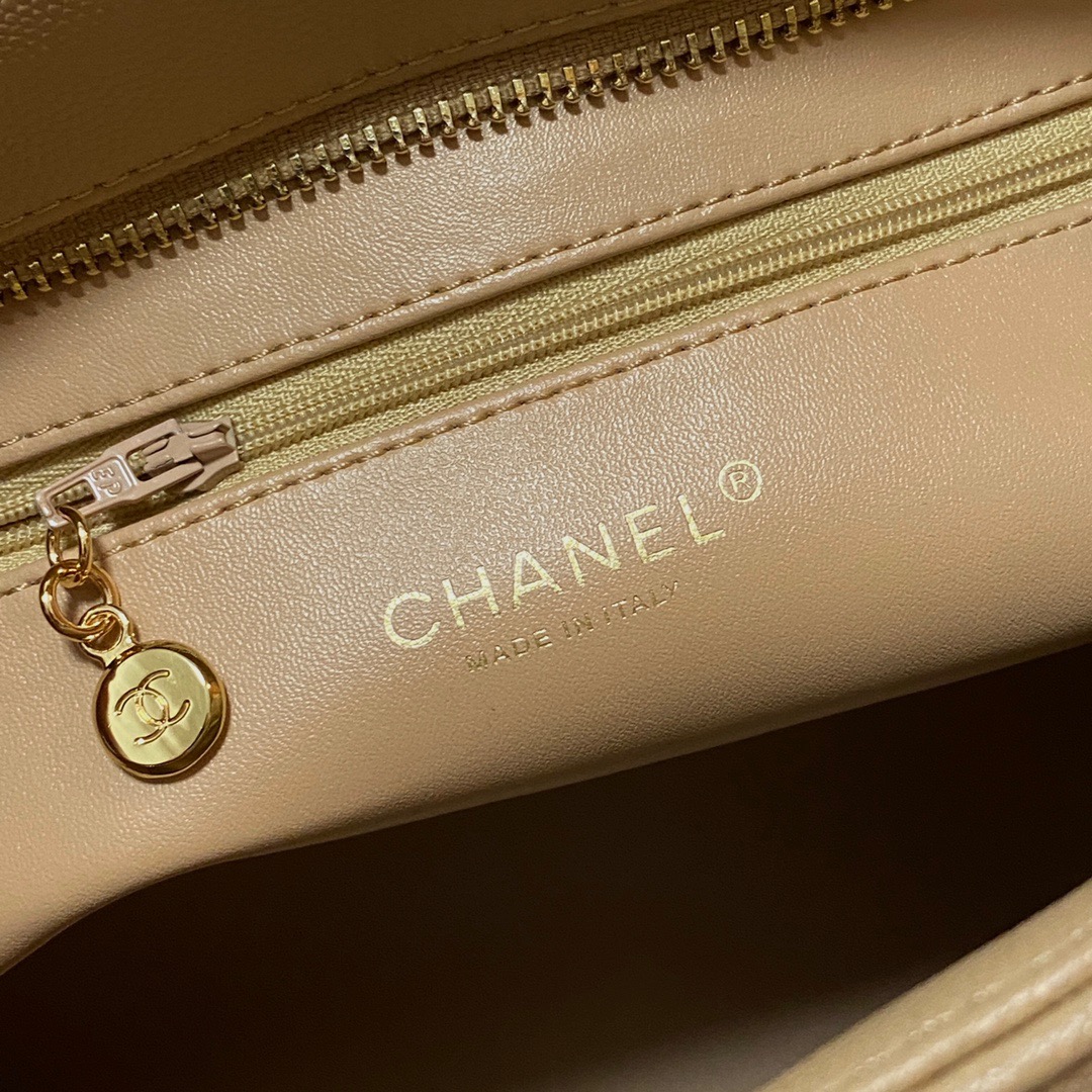 Chanel Medallion Tote Gold Hardware Caviar Yellow For Women, Women’s Handbags, Shoulder Bags 15.6in/32cm