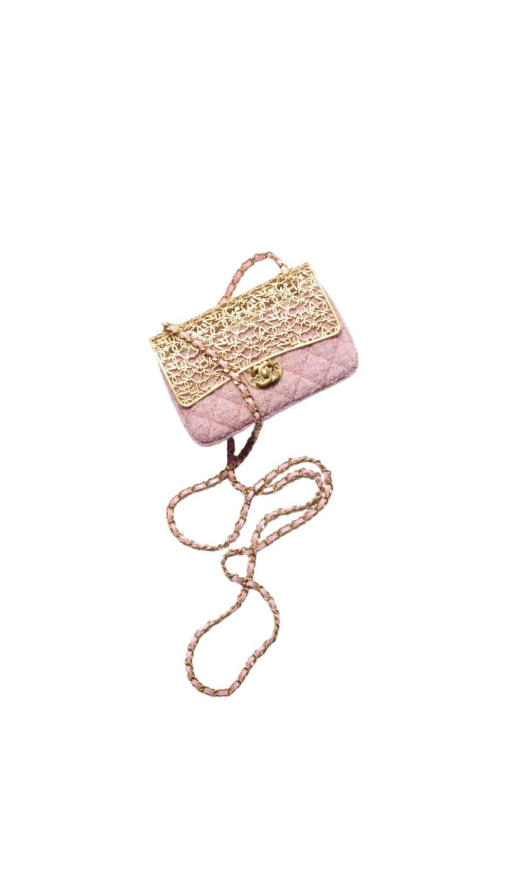 Chanel Mini Evening Bag Light Pink/Pink/Balck For Women 4.7 in / 12 cm  AS3526 NL020