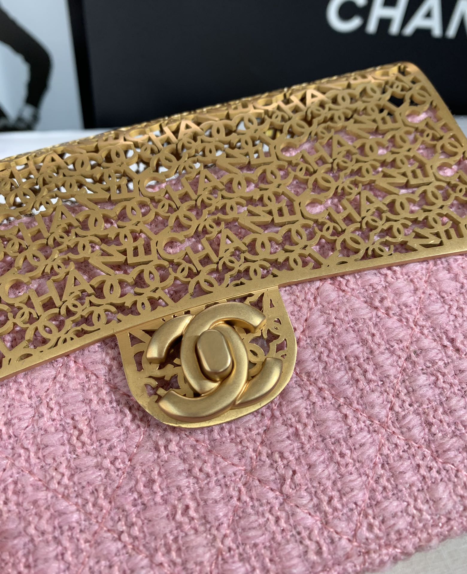 Chanel Mini Evening Bag Light Pink/Pink/Balck For Women 4.7 in / 12 cm  AS3526 NL020