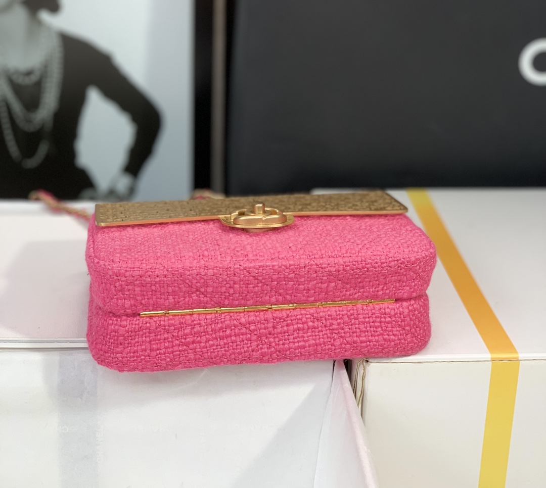 Chanel Mini Evening Bag Light Pink/Pink/Balck For Women 4.7 in / 12 cm  AS3526 NL020
