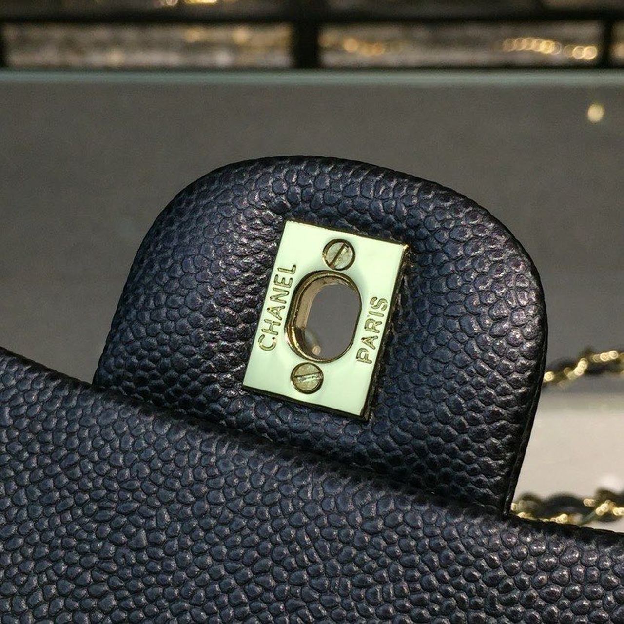 Chanel Mini Flap Bag Caviar Black For Women, Women’s Bags, Shoulder And Crossbody Bags 6.7in/17cm