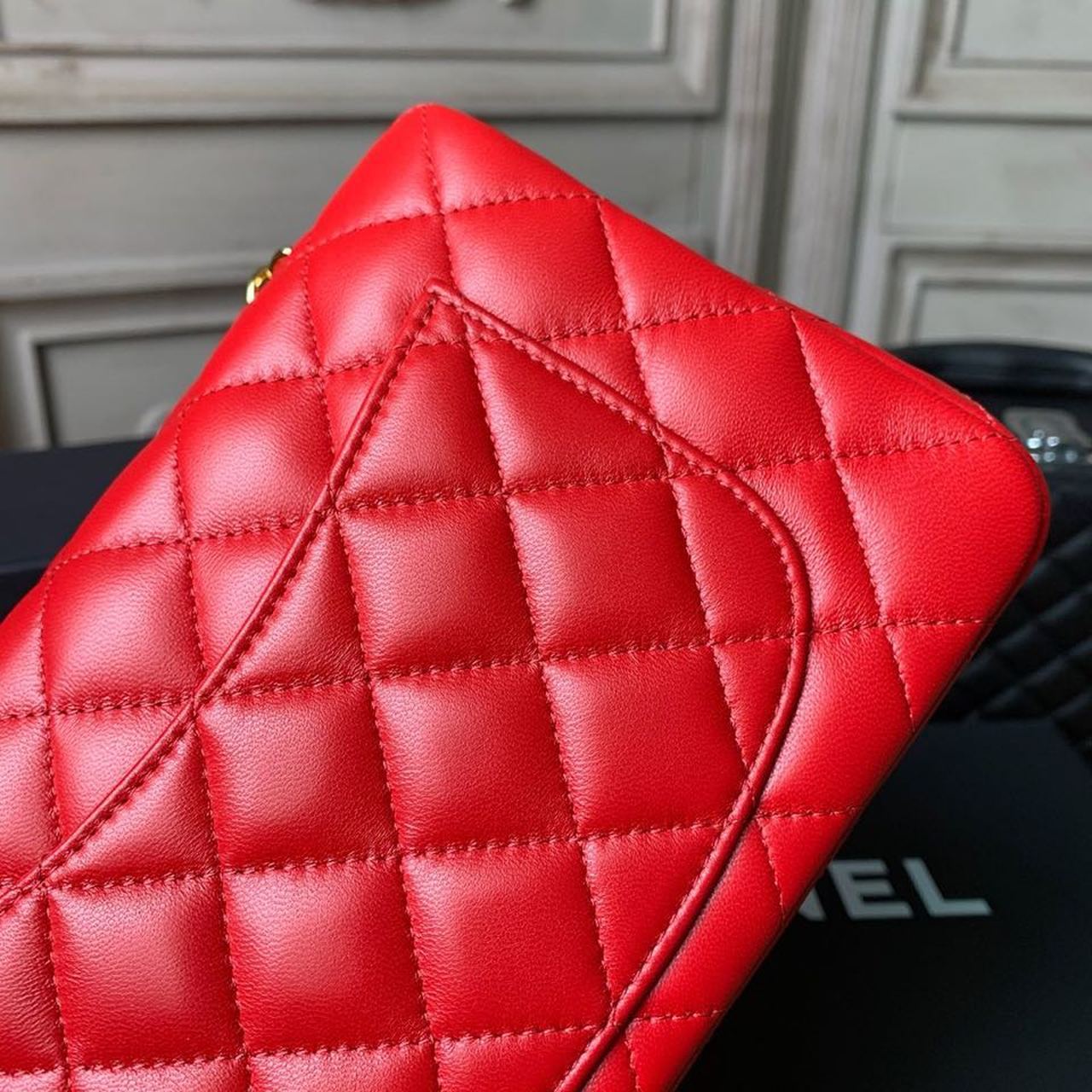 Chanel Mini Flap Bag Red For Women, Women’s Bags, Women’s Bag, Shoulder And Crossbody 7.8in/20cm