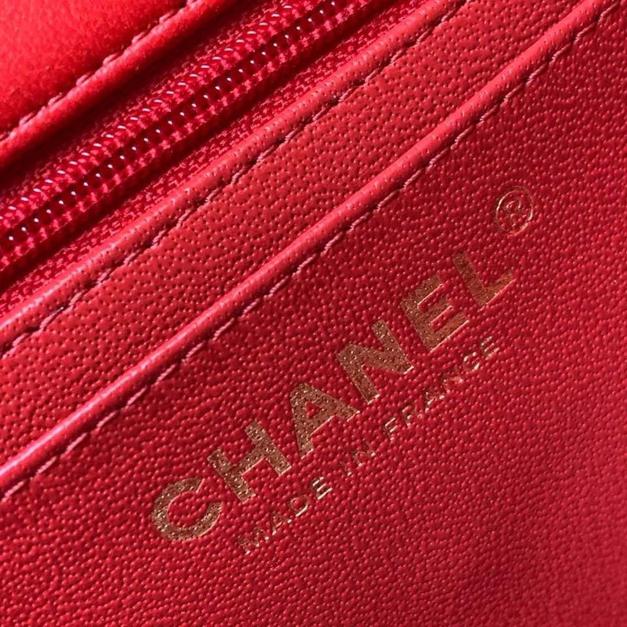 Chanel Mini Flap Bag Red For Women, Women’s Bags, Women’s Bag, Shoulder And Crossbody 7.8in/20cm