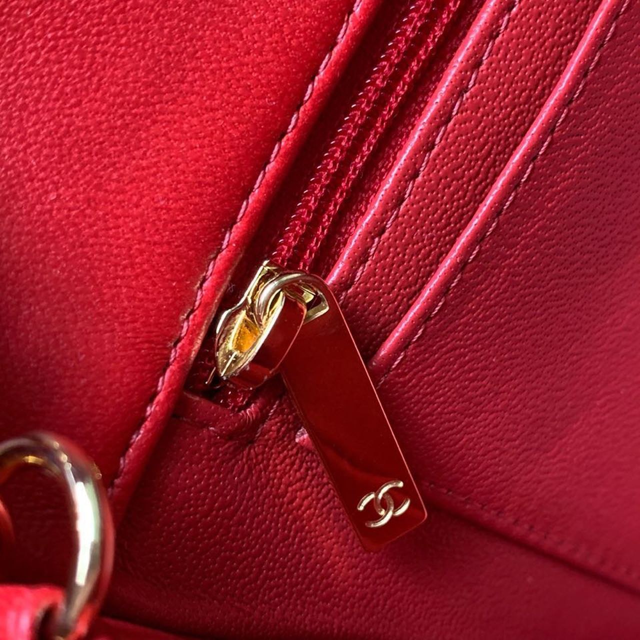 Chanel Mini Flap Bag Red For Women, Women’s Bags, Women’s Bag, Shoulder And Crossbody 7.8in/20cm