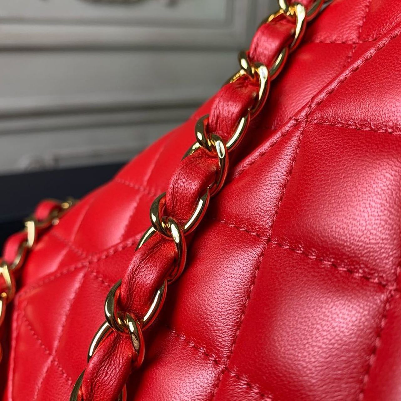 Chanel Mini Flap Bag Red For Women, Women’s Bags, Women’s Bag, Shoulder And Crossbody 7.8in/20cm
