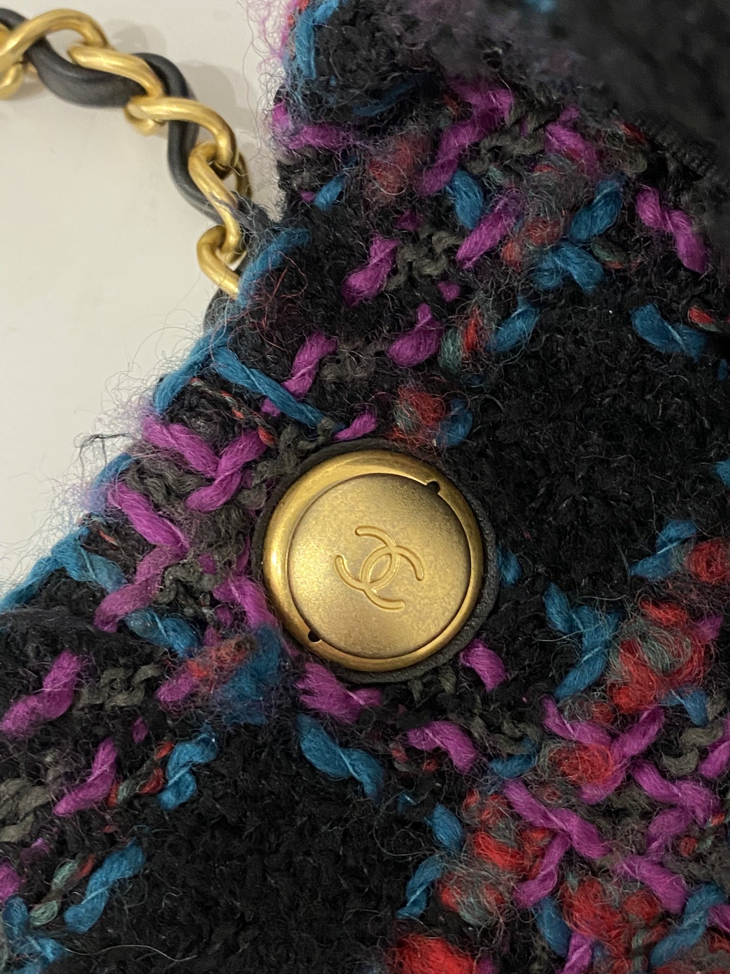 Chanel Mini Flap Bag With Handle Multicolor For Women 7.4 in / 19 cm AS3572 NK244
