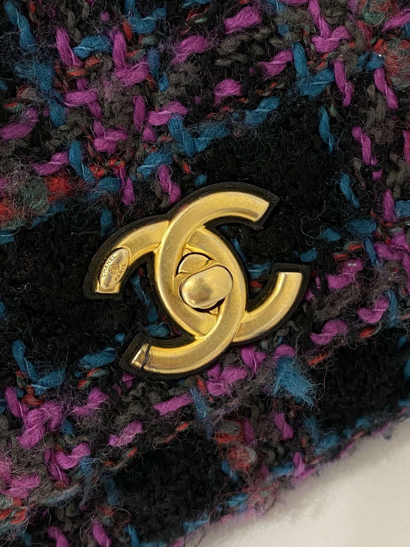 Chanel Mini Flap Bag With Handle Multicolor For Women 7.4 in / 19 cm AS3572 NK244