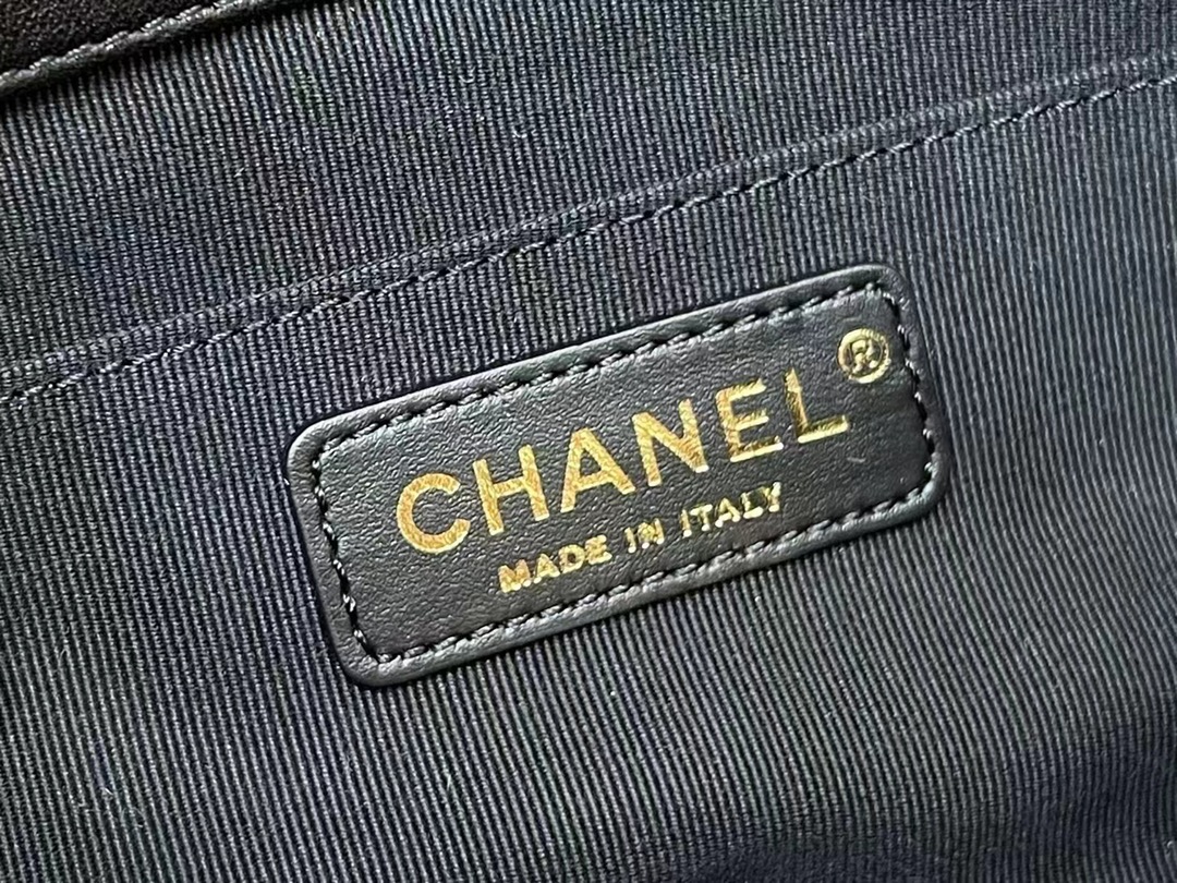 Chanel Mini Flap Bag With Top Handle Black For Women 6.6in/17cm AS3748 94305