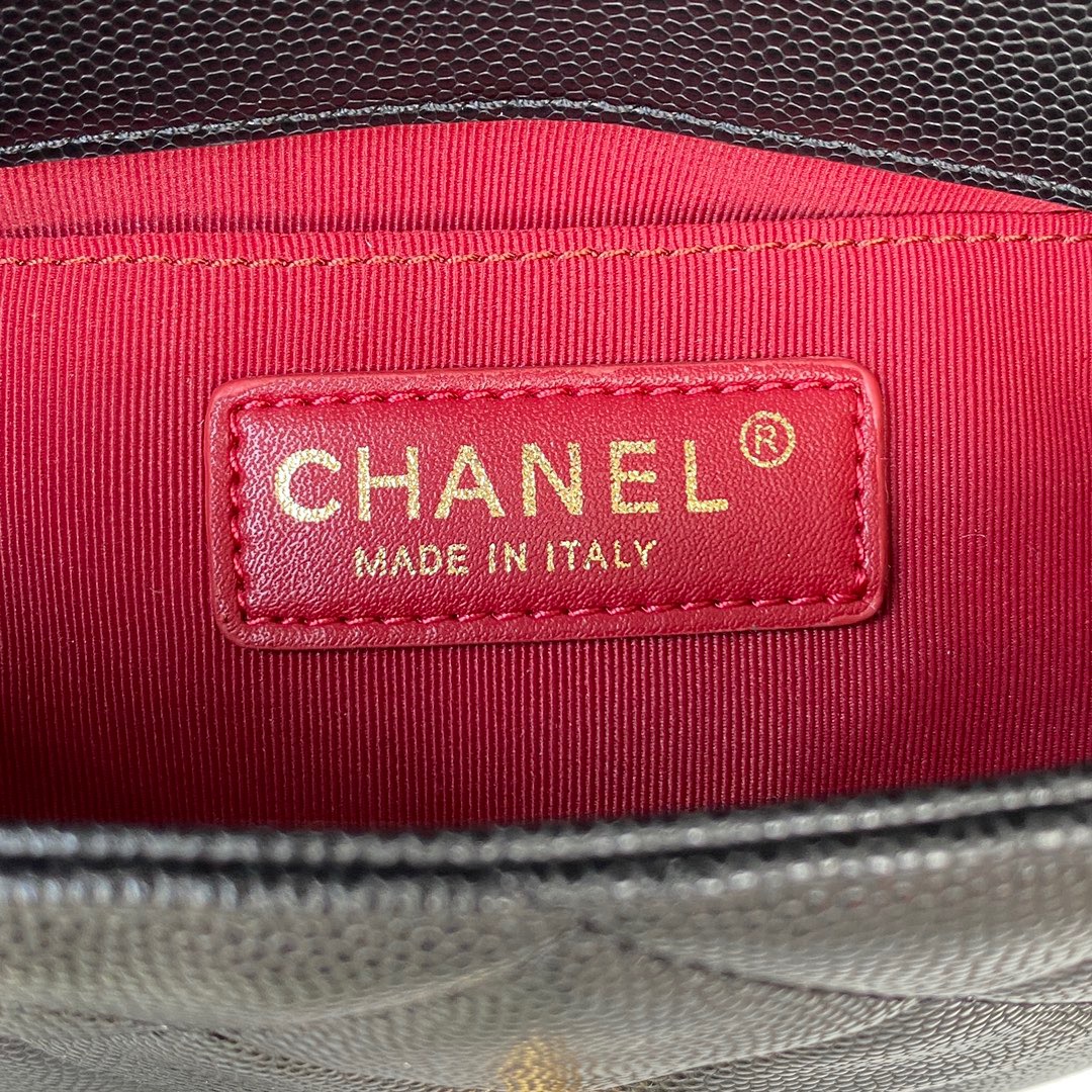Chanel Mini Flap Bag With Top Handle Gold Hardware Black For Women, Women’s Handbags, Shoulder Bags 7.9in/20cm