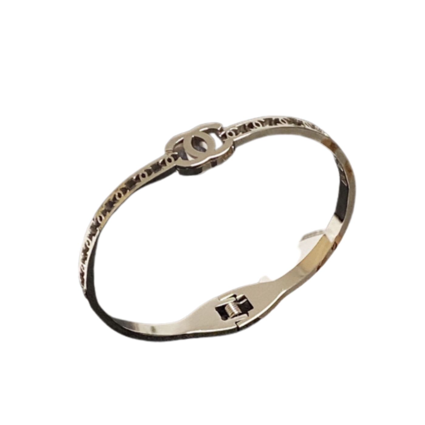 Chanel Mother Of Pearl Bracelet Silver For Women