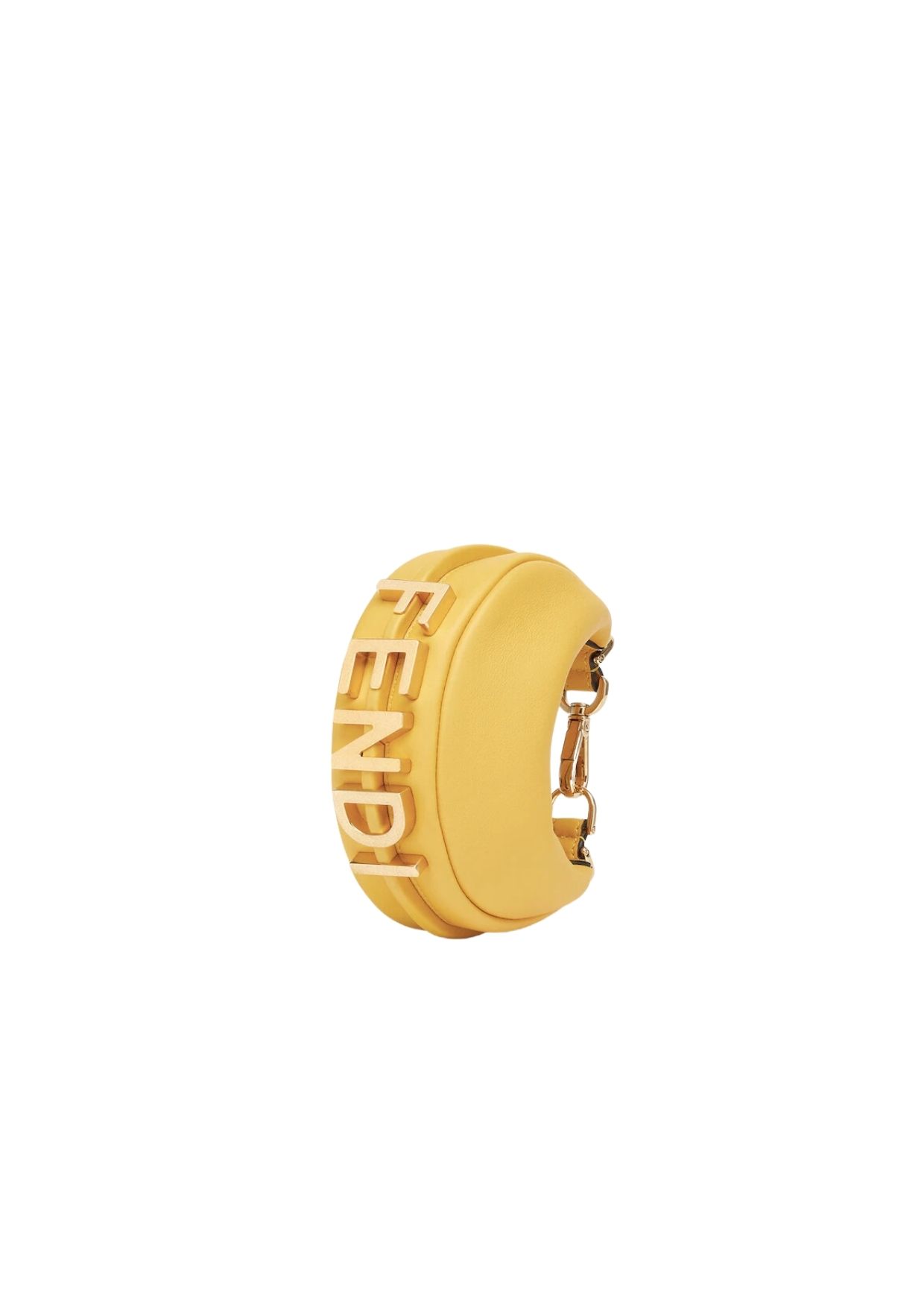 Chanel Nano Fendigraphy Yellow Charm For Women 7AS089AKKTF1HOT