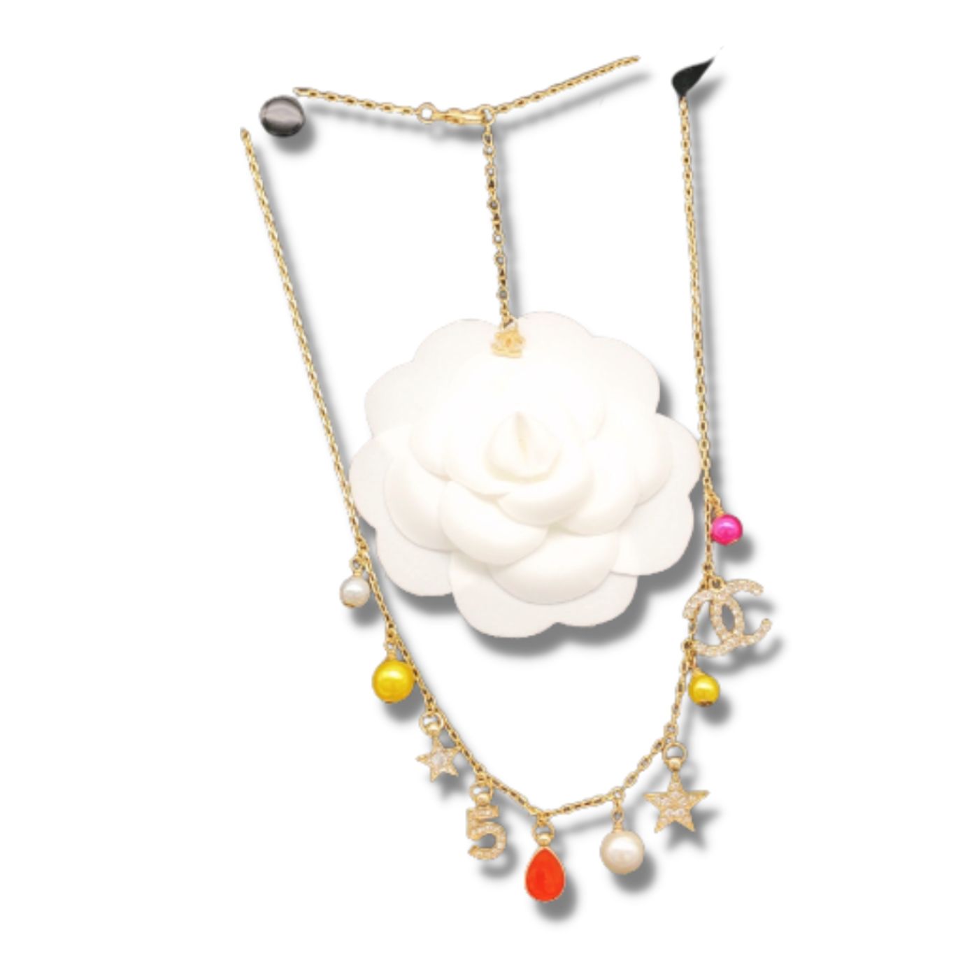 Chanel Necklace CC Gold For Women