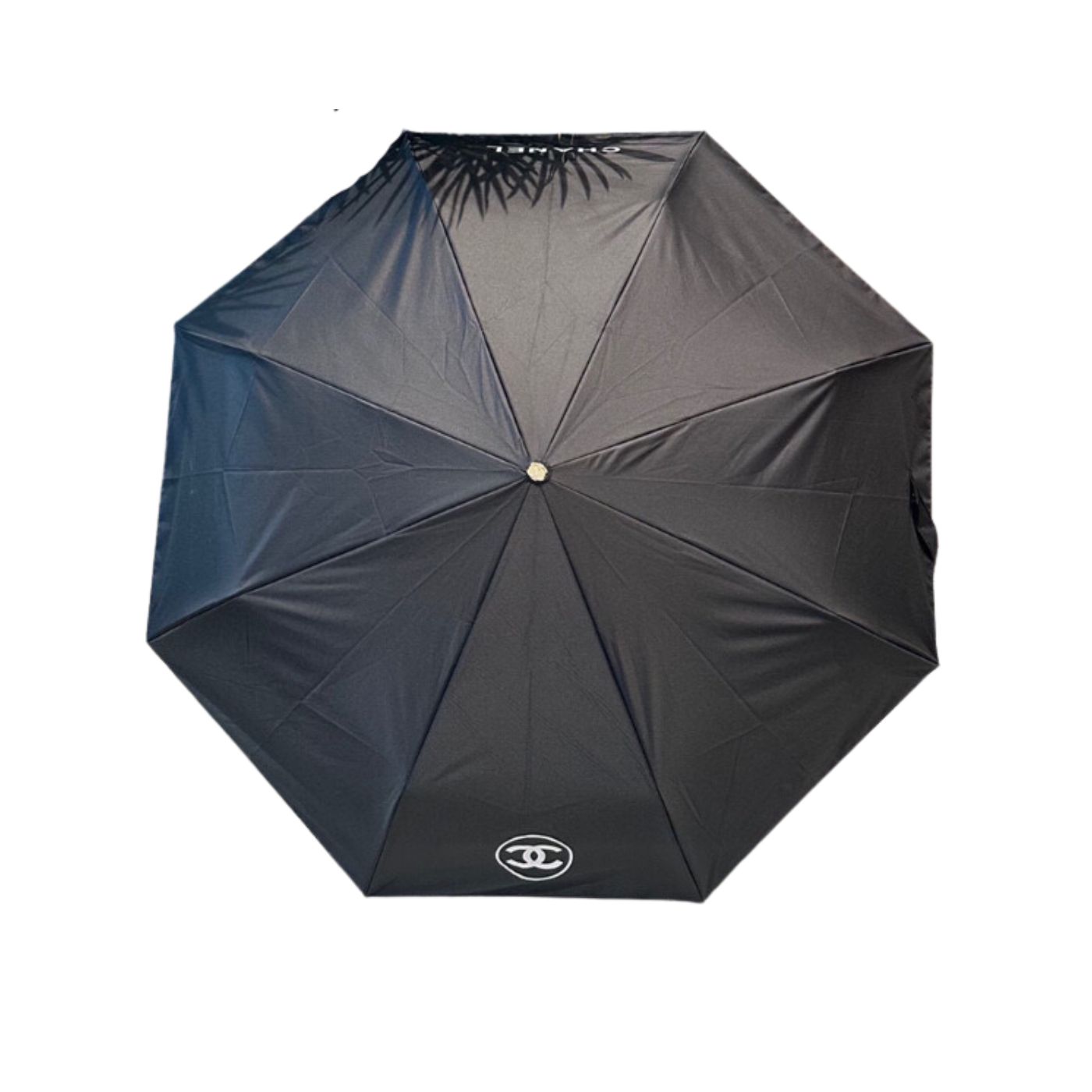 Chanel Nylon CC Folding Umbrella Black