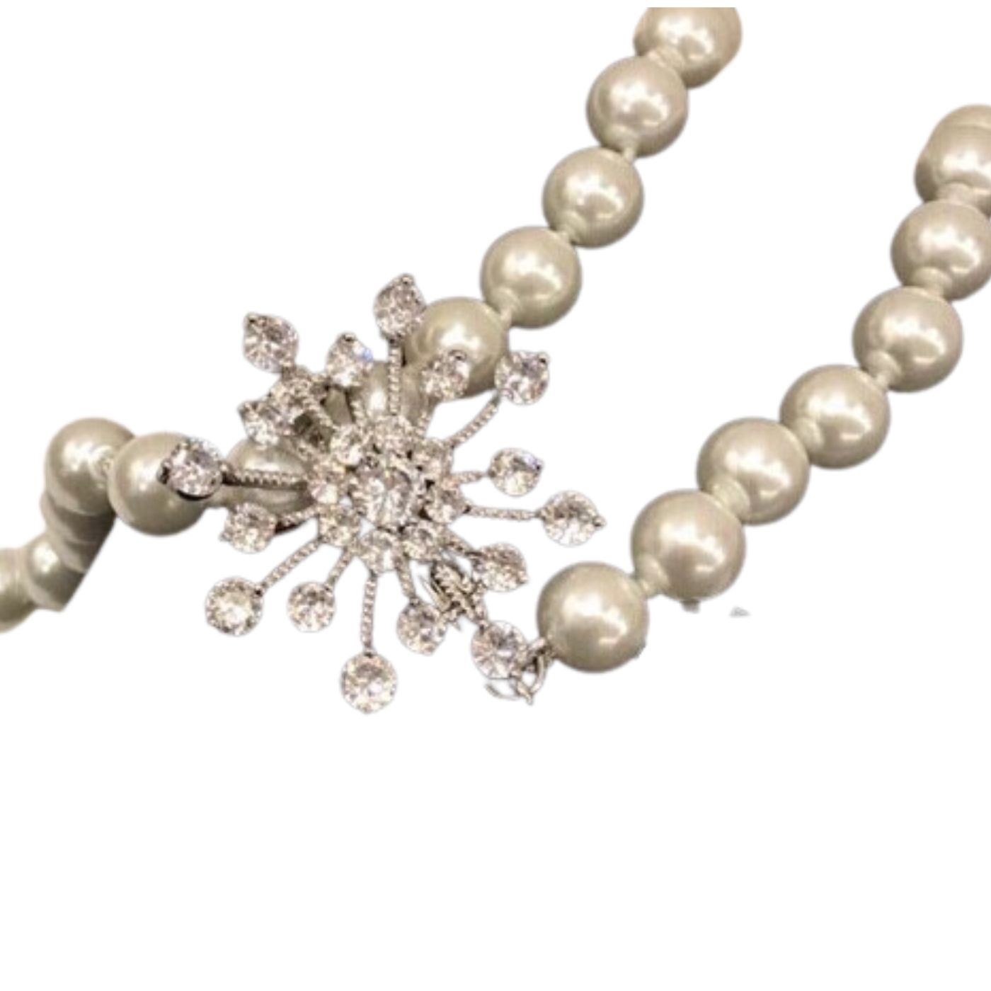 Chanel Pearl Necklace White For Women
