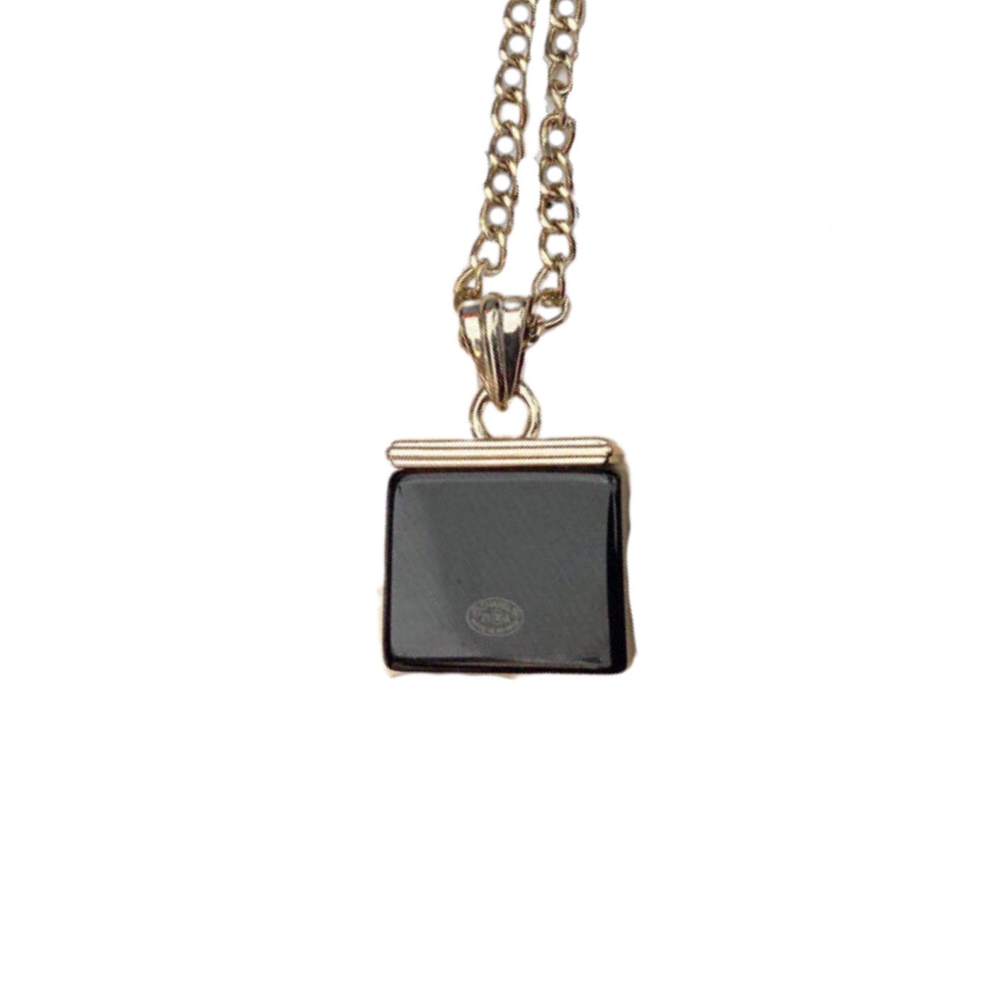 Chanel Perfume Bottle Necklace Gold For Women