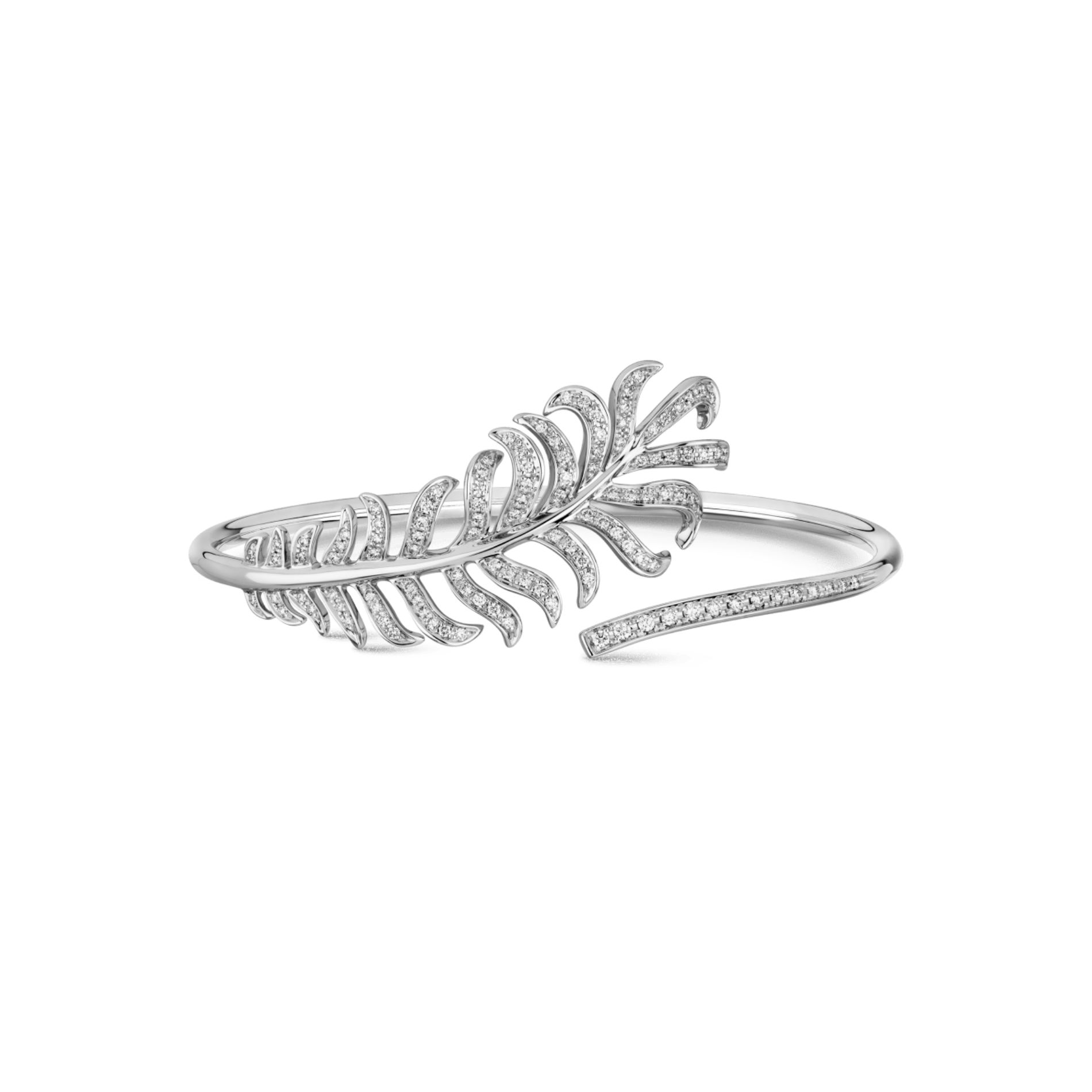 Chanel Plume De Chanel Bracelet White For Women J4061