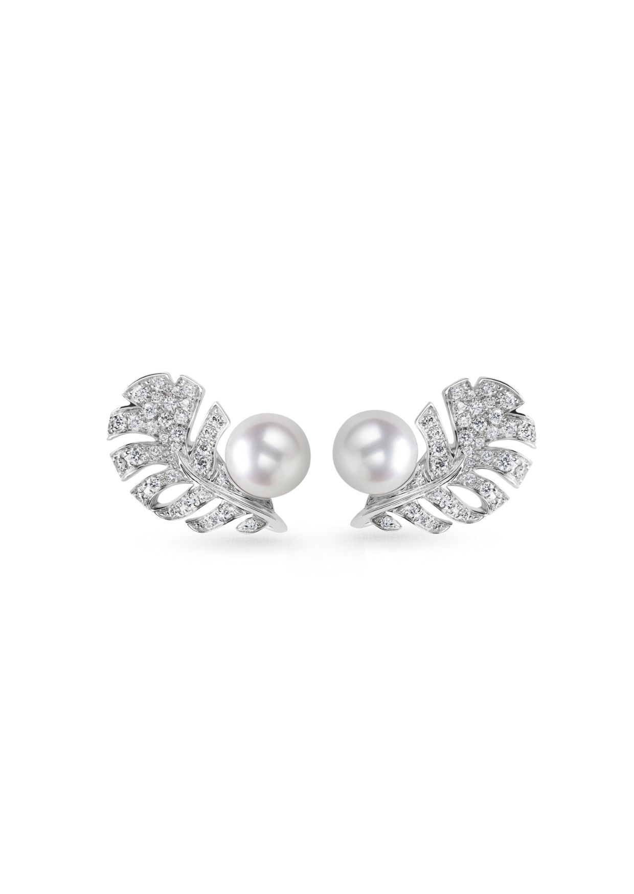 Chanel Plume De Chanel Earrings?Silver For Women J10833