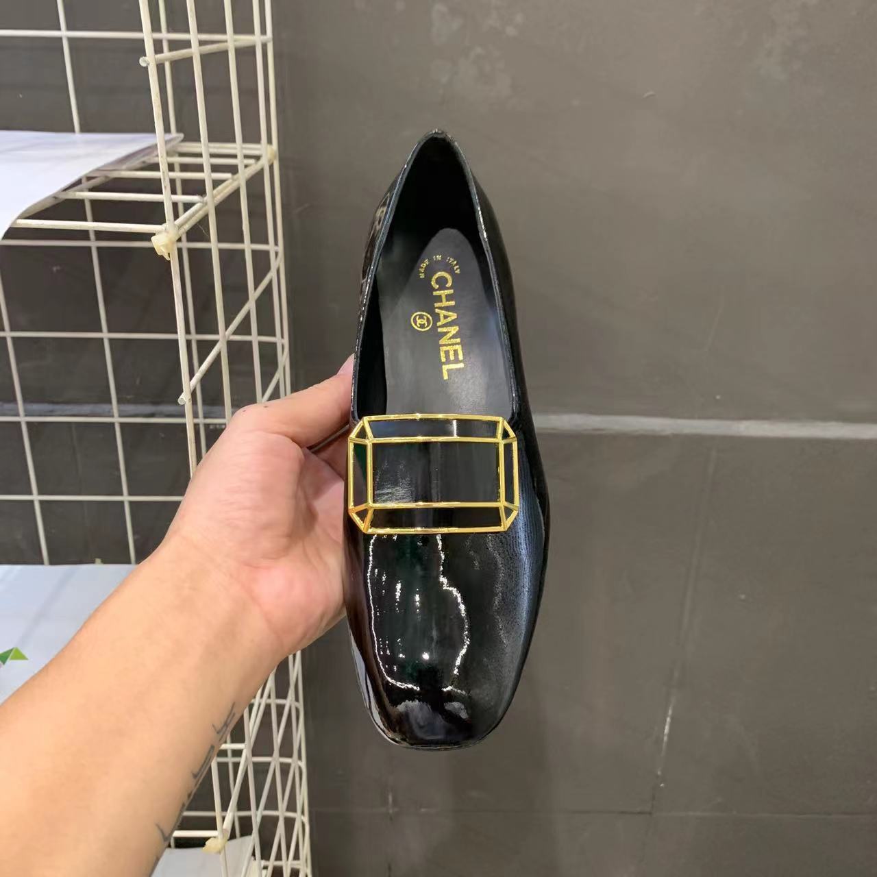 Chanel Pumps Black For Women 1.4in/3.5cm