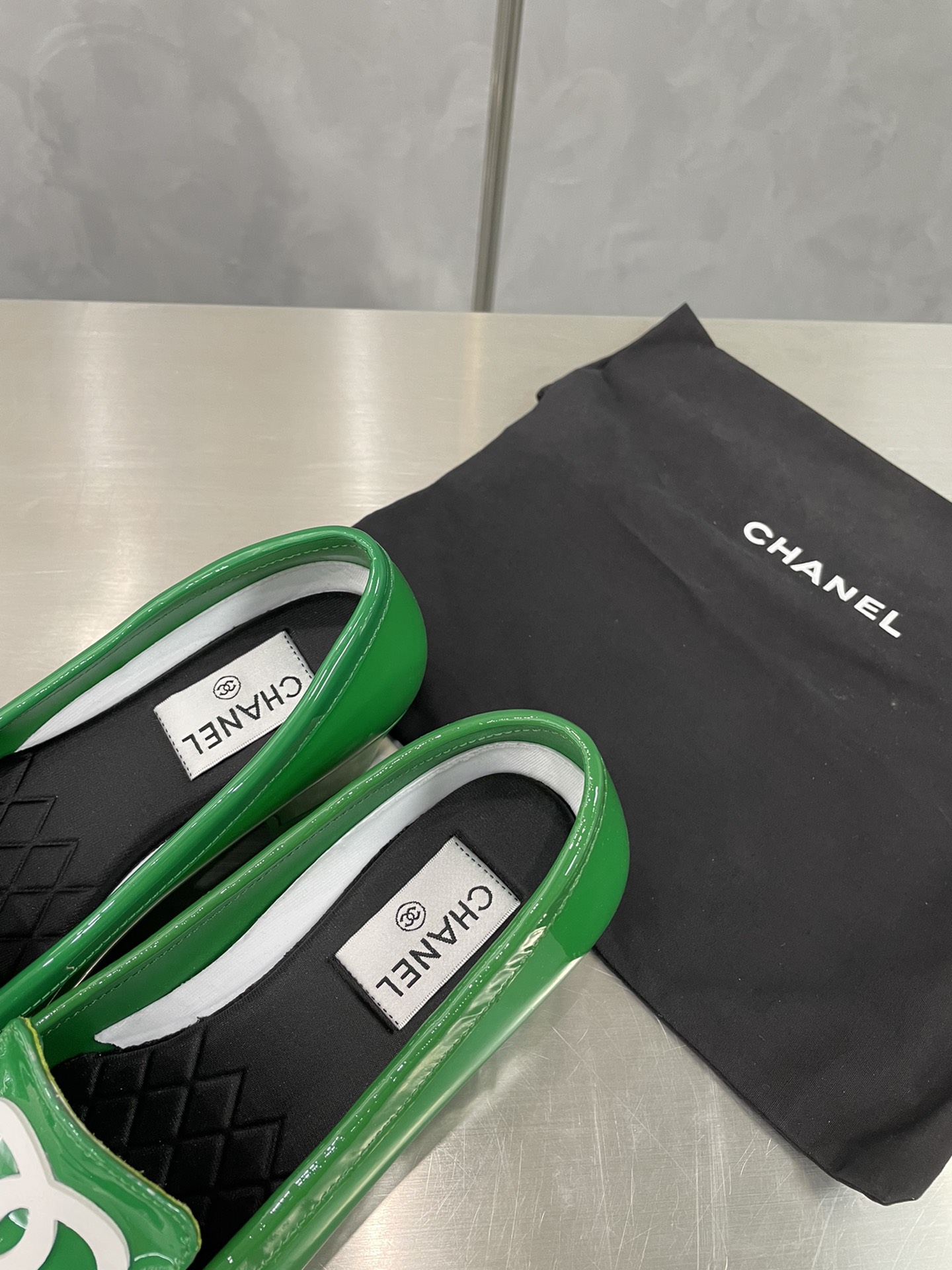 Chanel Pumps Green For Women